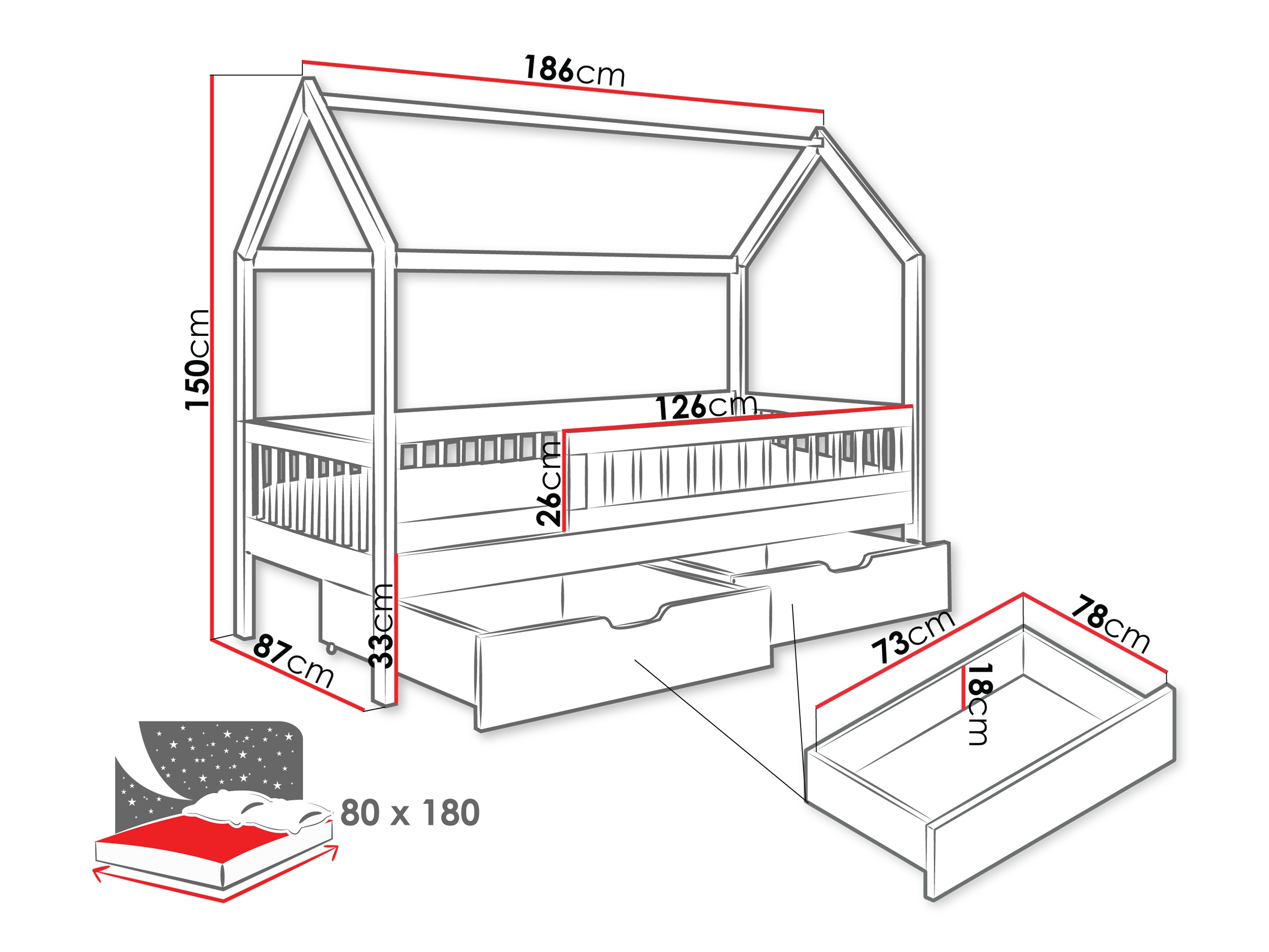 Bett Henderson 167 (Kaschmir)