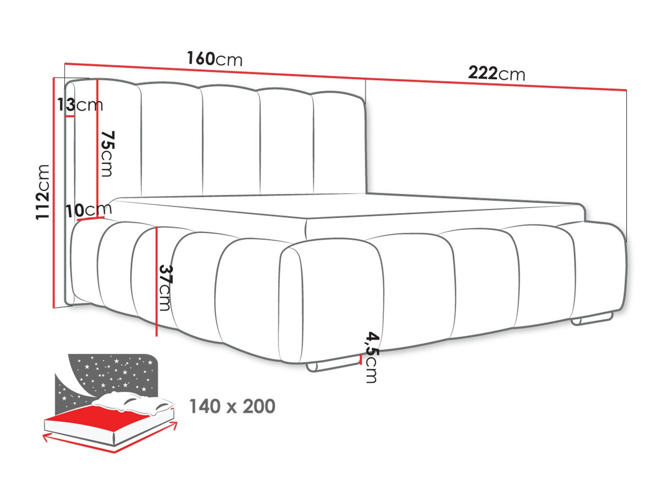 Bett SD3328
