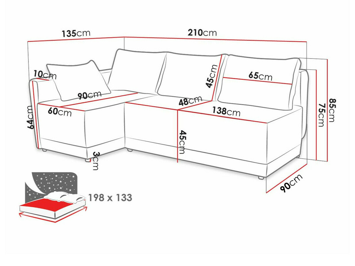 Ecksofa SD3320
