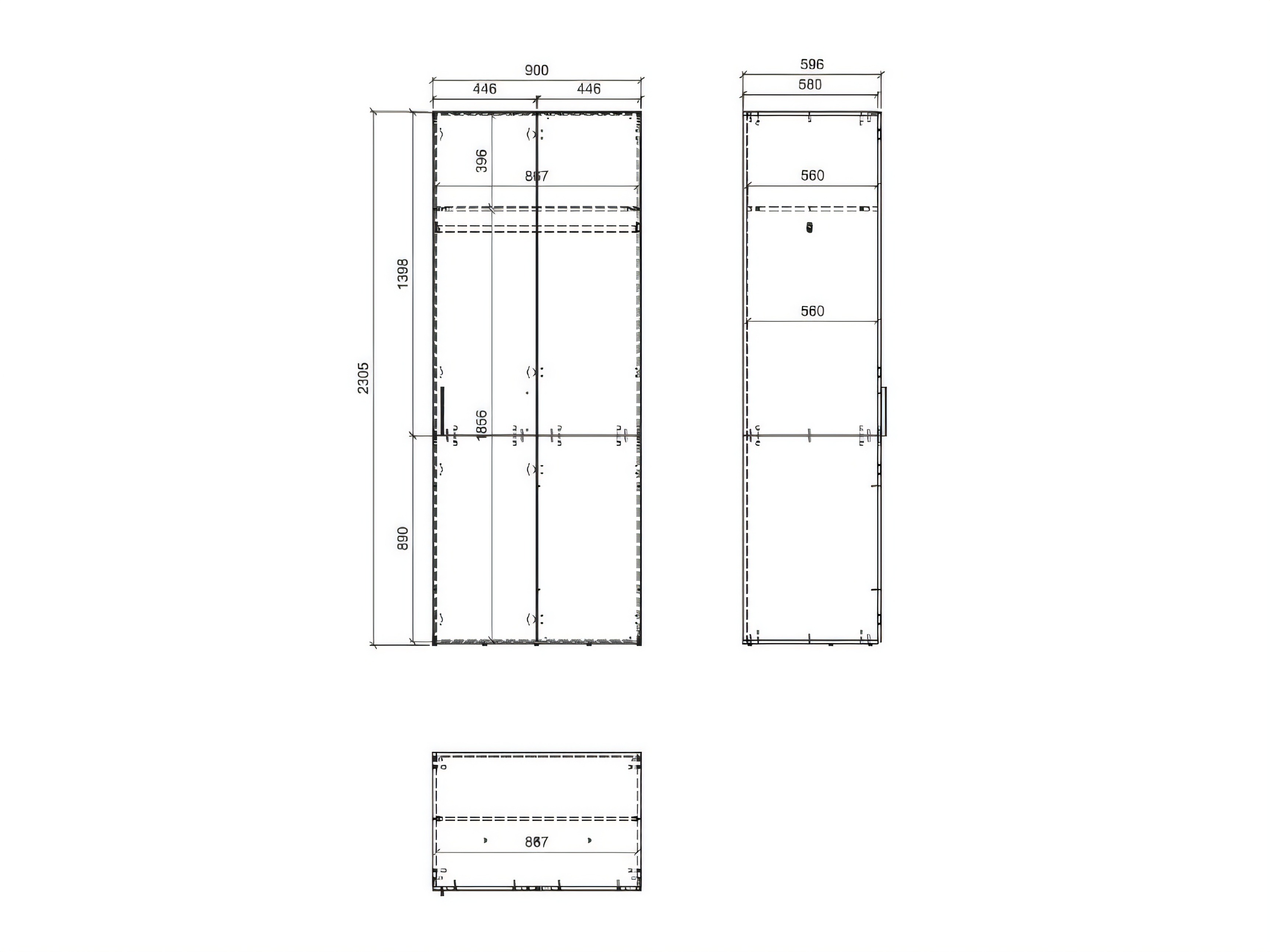 Kleiderschrank Floveni 119