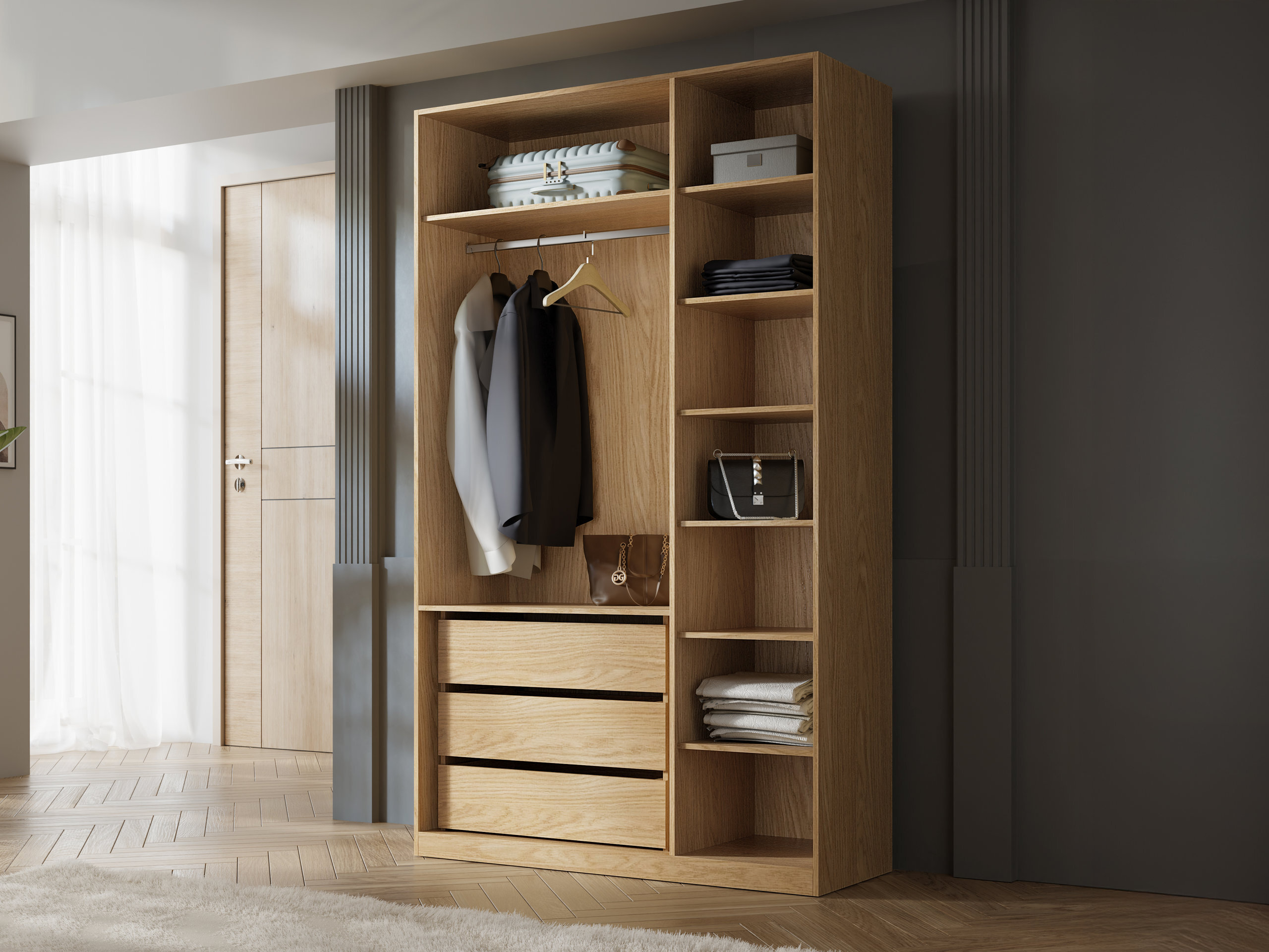 Kleiderschrank Toledo 144