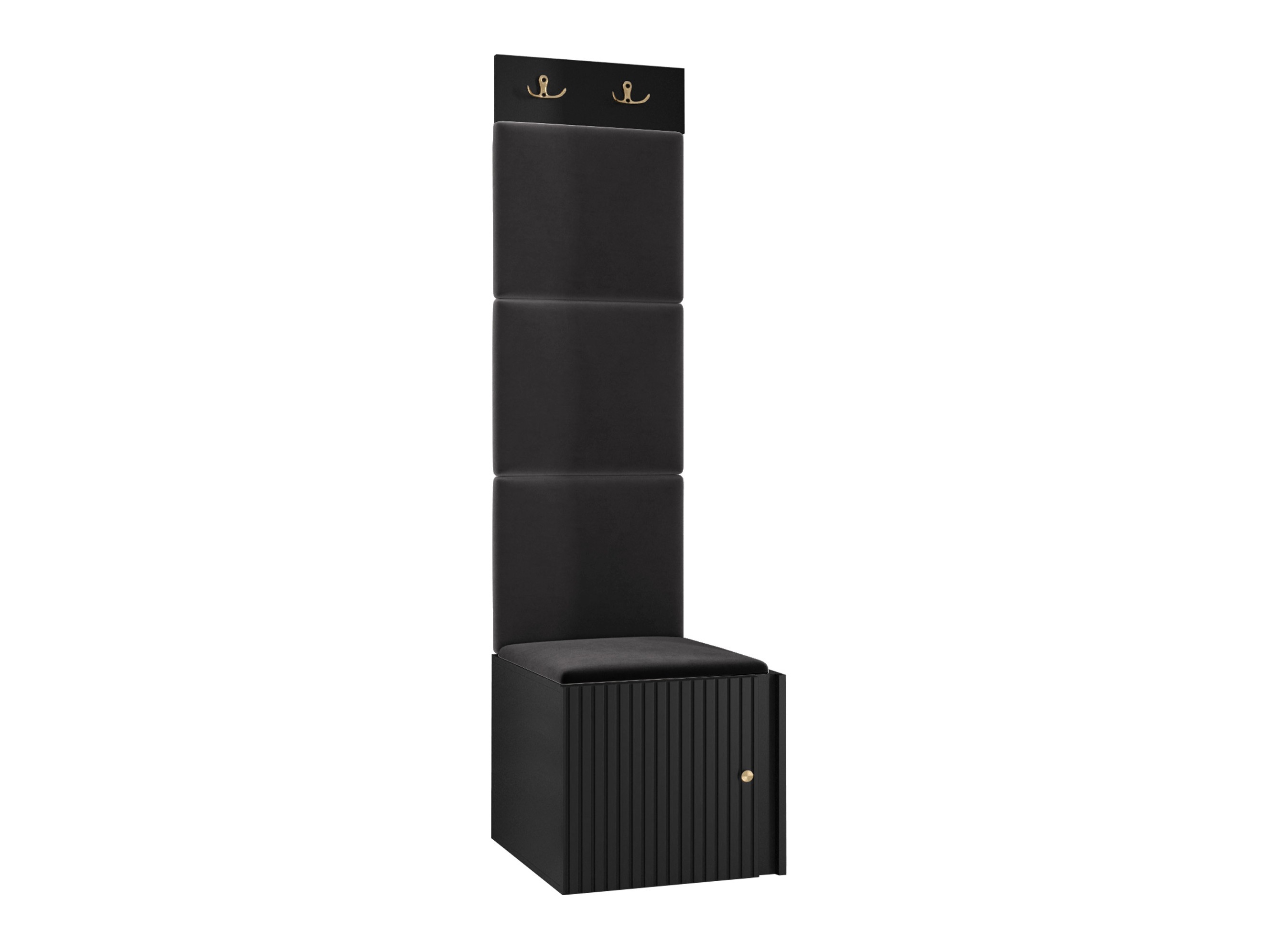 Flurgarnitur Hartford 386 (Schwarz)
