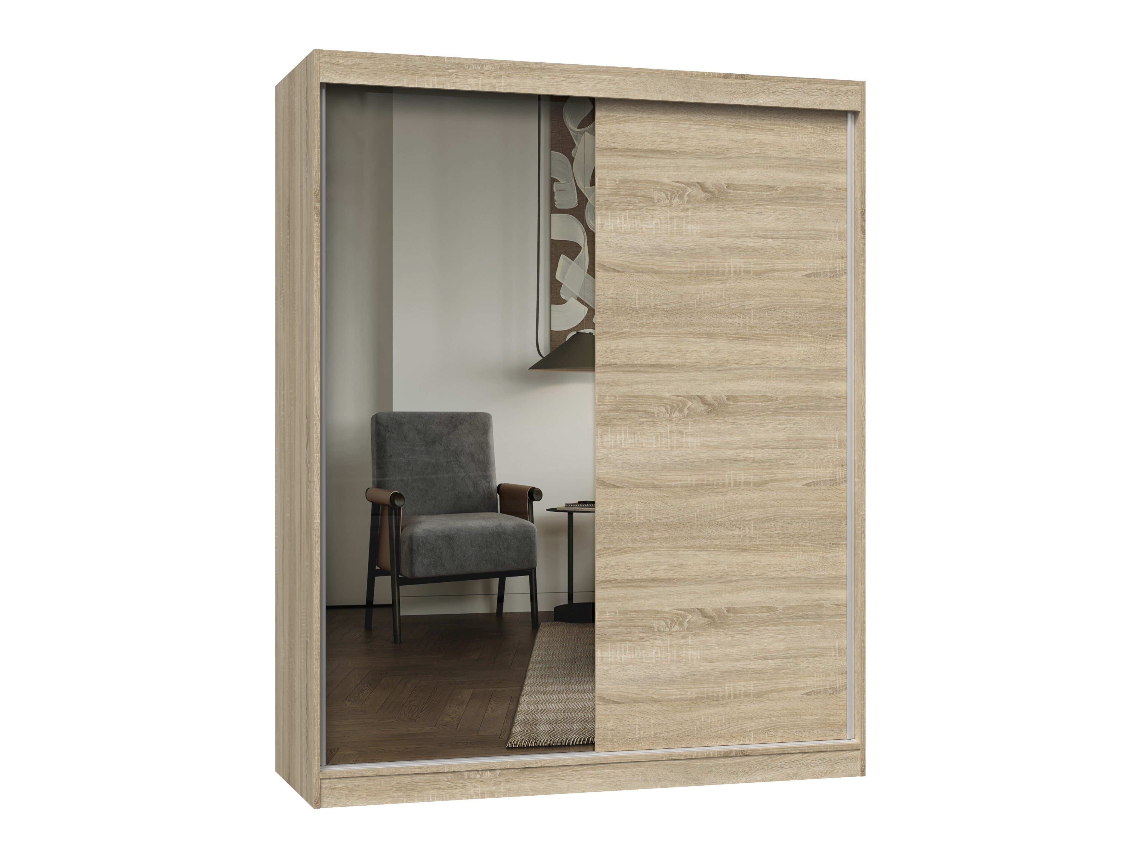 Kleiderschrank Mandeville 383 (Sonoma eichenholz)