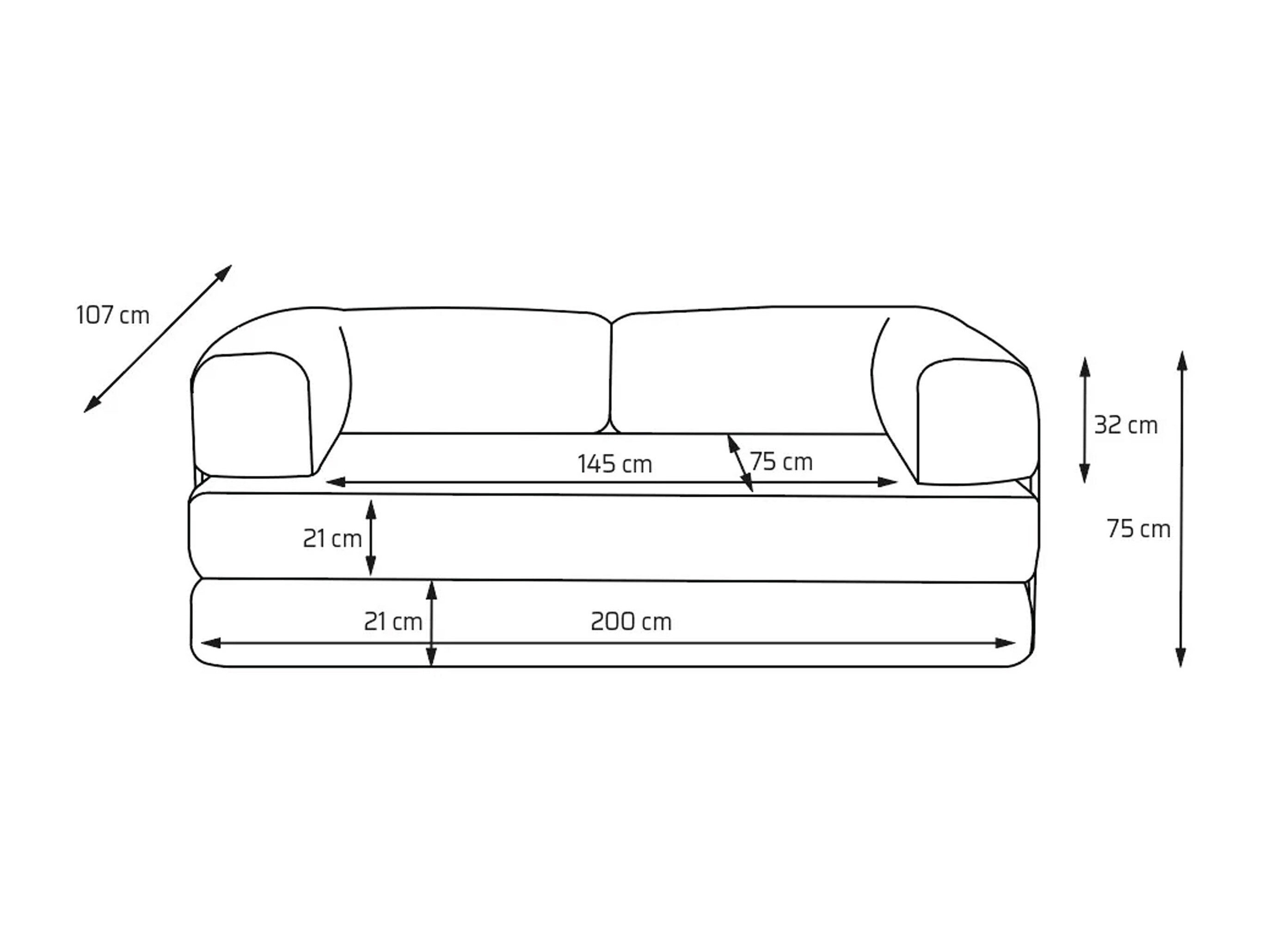 Schlafsofa Carson 147 (Cruz 15)