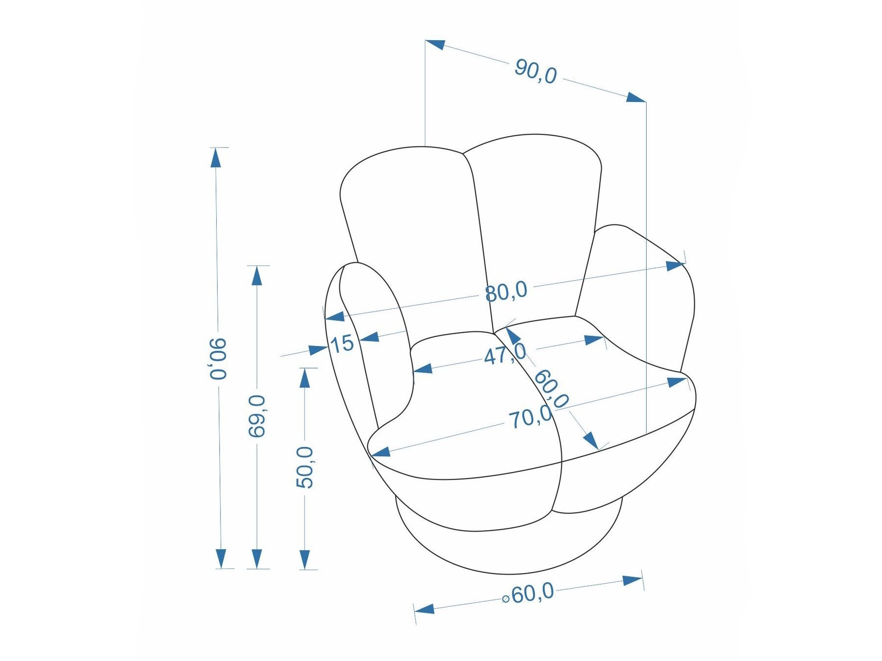 Sessel SD3348