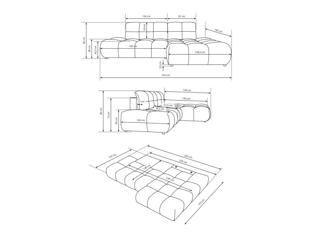 Ecksofa Kingston 217 (Vibe 08)