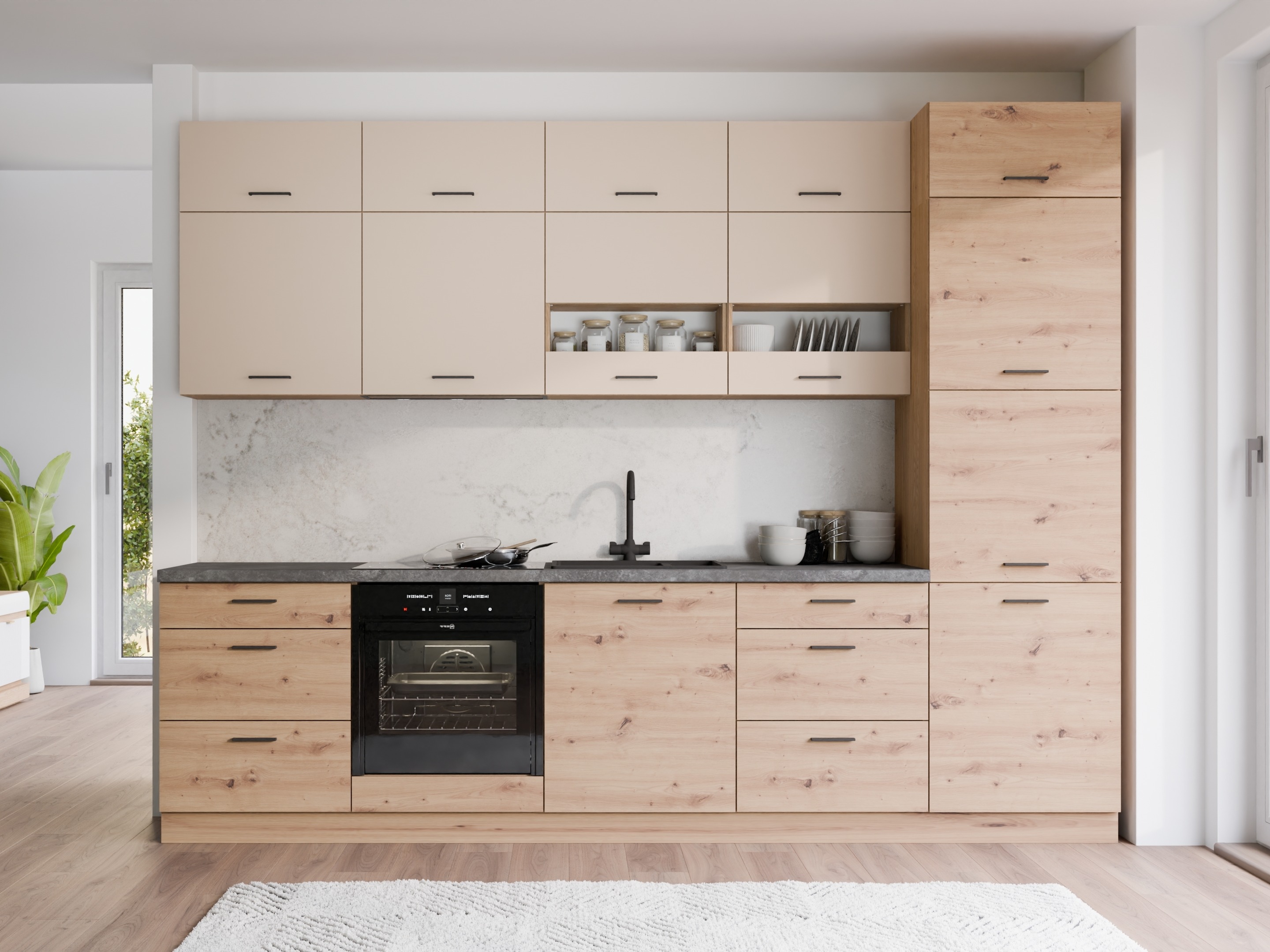 Modularer Wandschrank Ati Cashmere 136