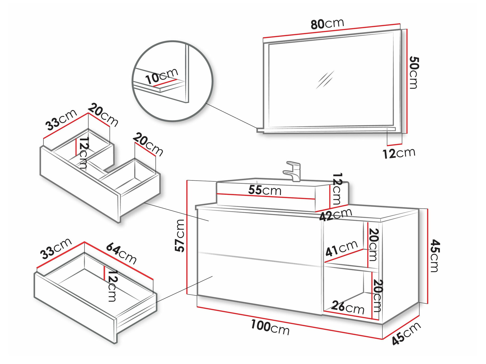 Badezimmer-Set SD3354
