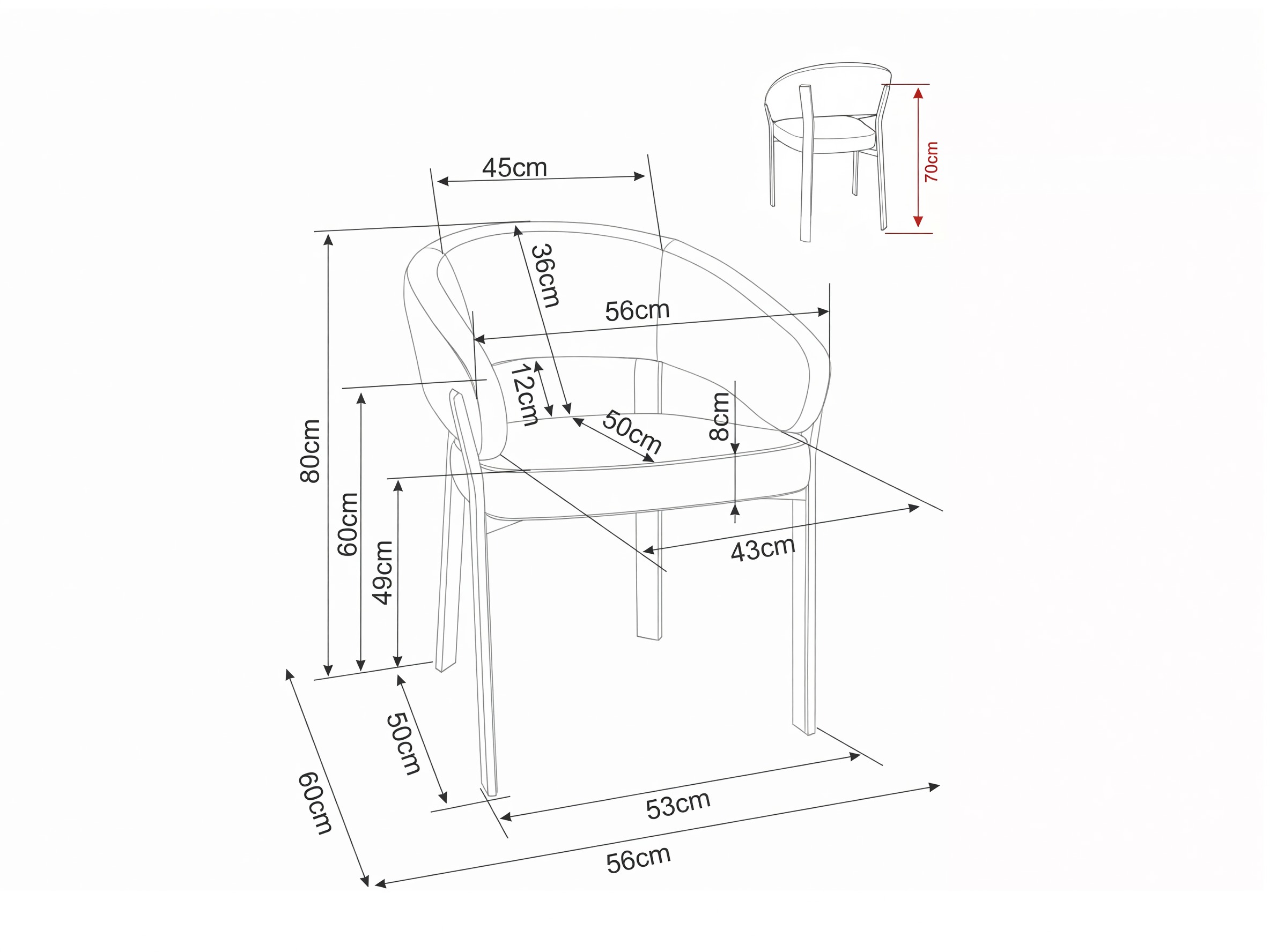 Stuhl Detroit 1047 (Beige)