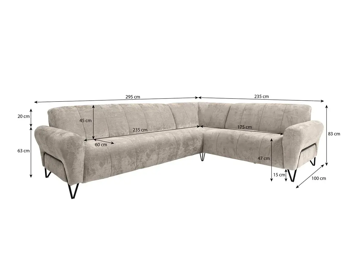 Ecksofa Avicava 100 (Vega 02)
