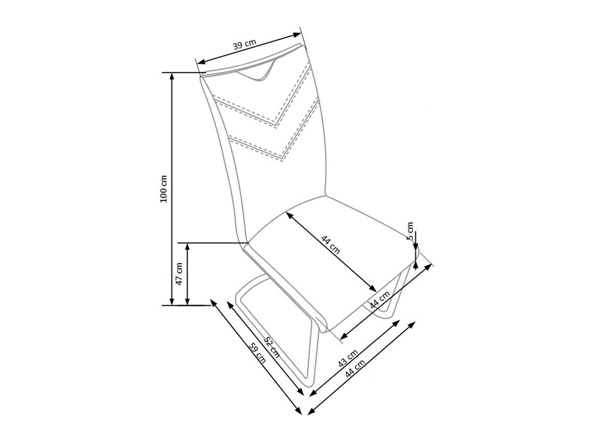 Stuhl Houston 2202 (Weiss)