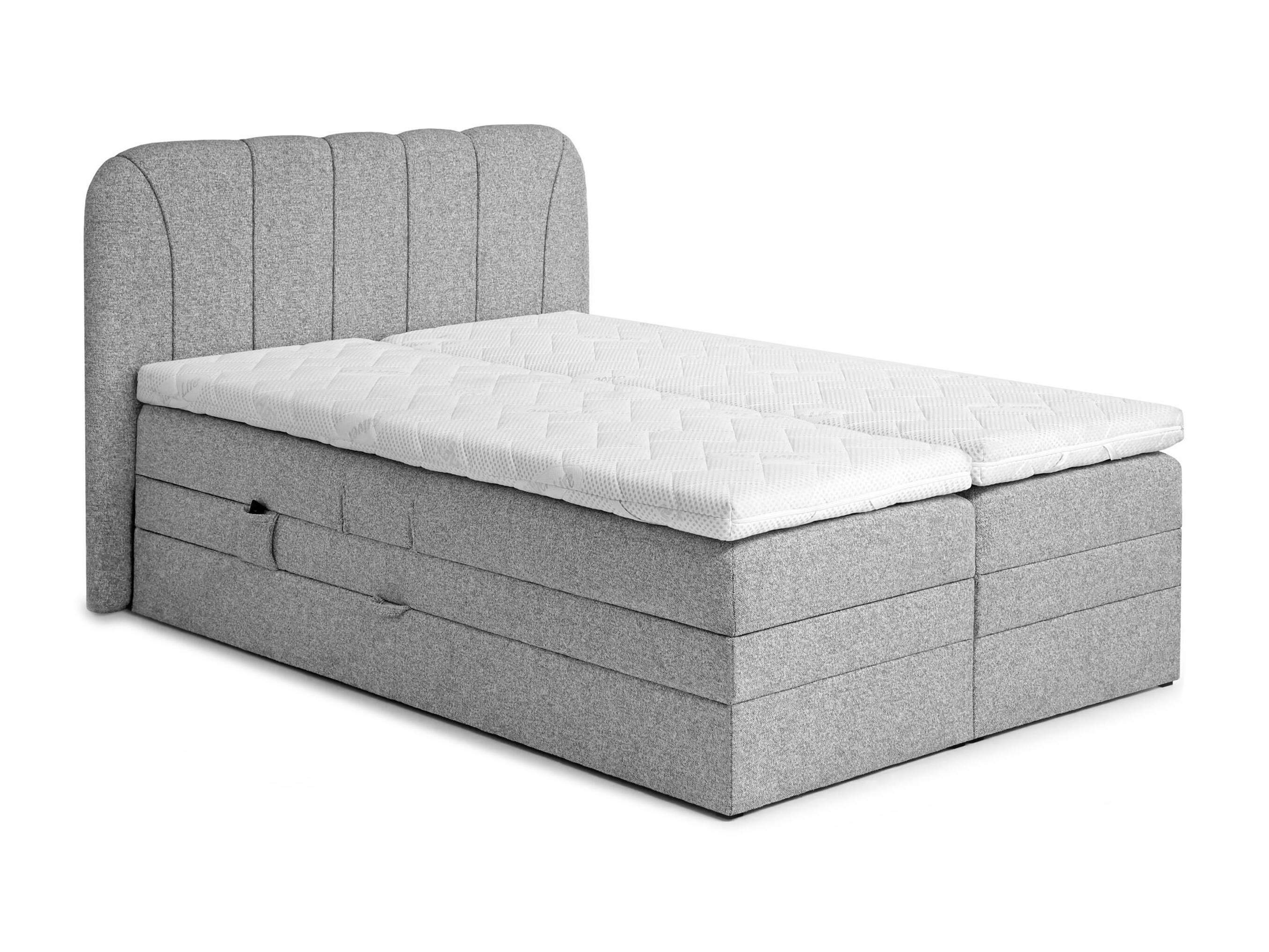 Boxspringbett Norman 127 (Grau)