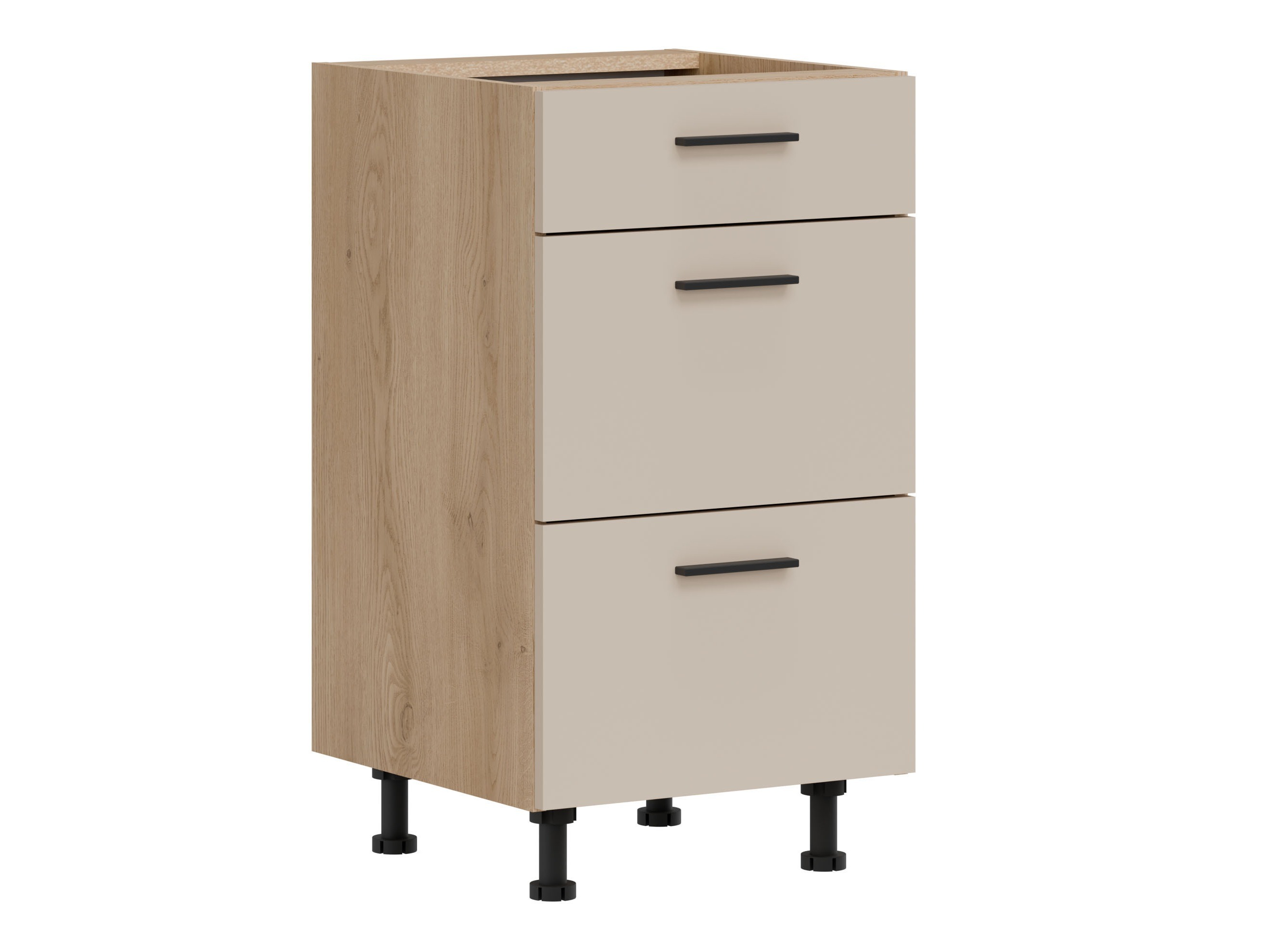Modularer Schrank mit Schubladen Ati Cashmere 140