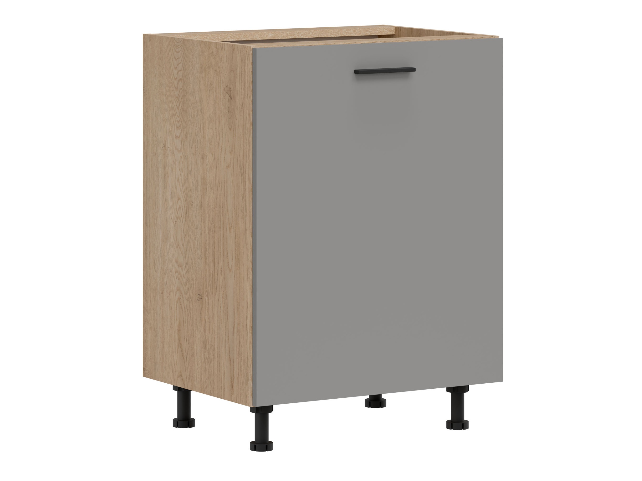 Modularer Waschbeckenschrank mit Türen Ati Grey Artisan 103