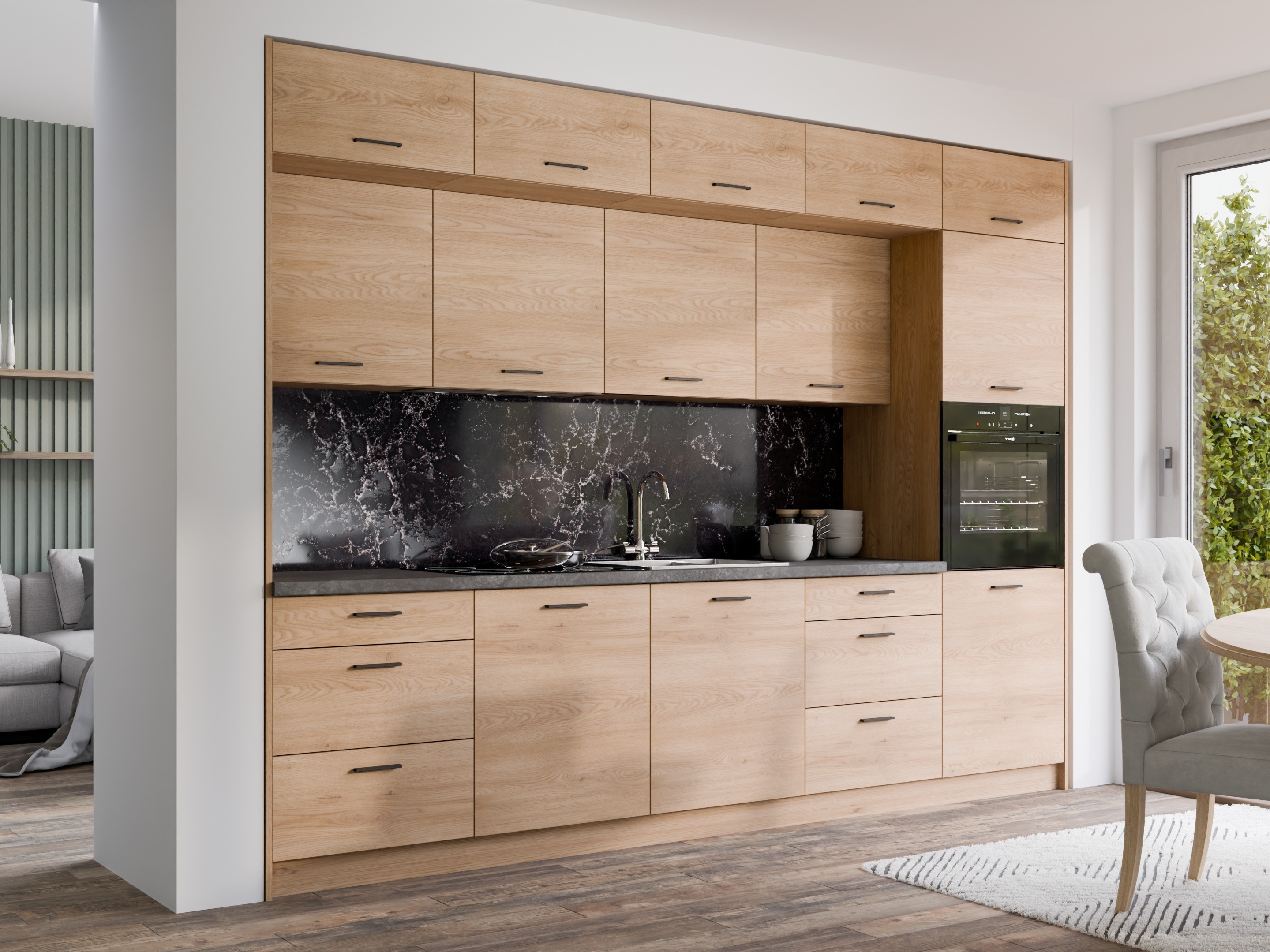 Modularer Waschbeckenschrank mit Türen Ati Torro 137