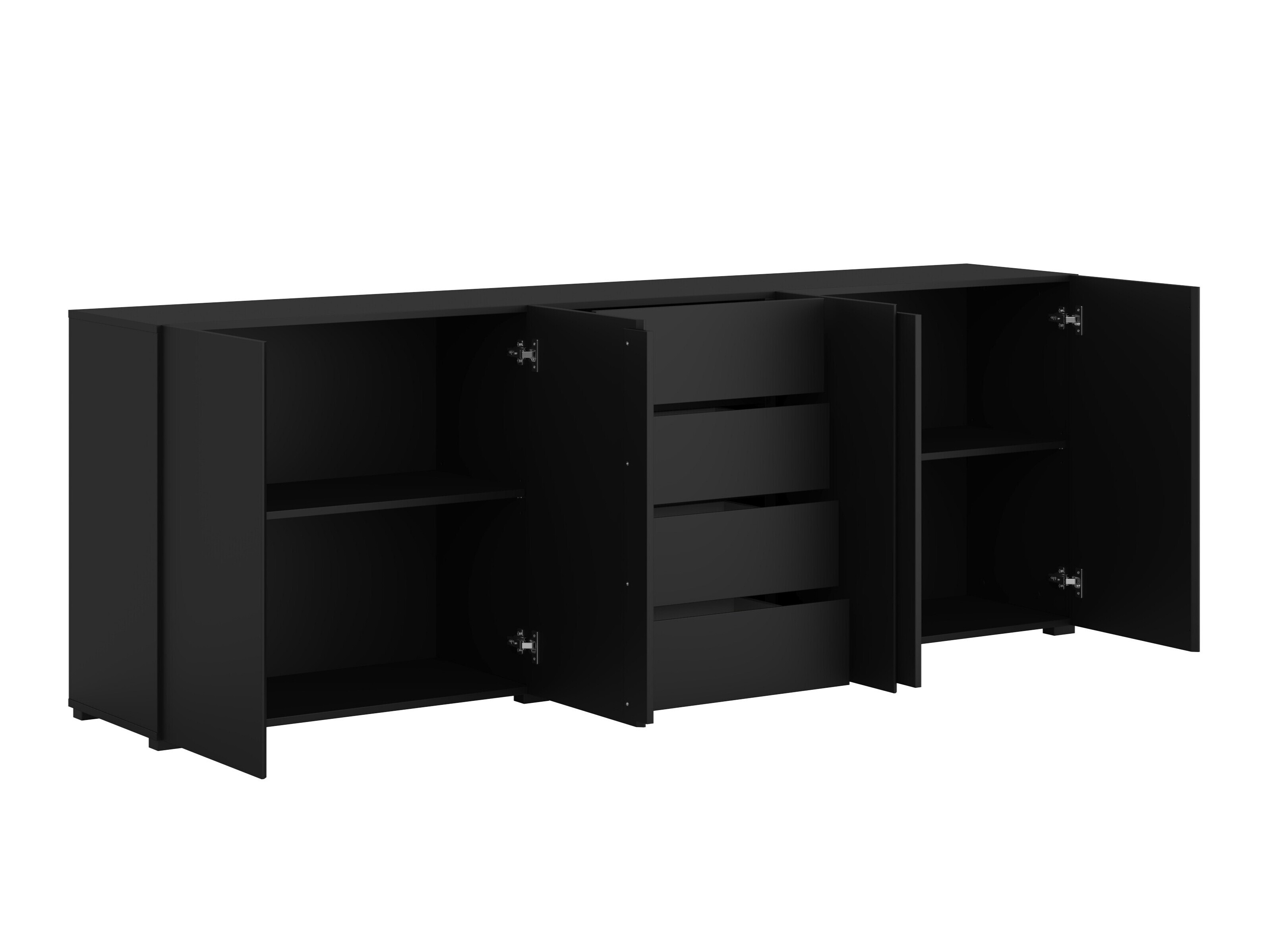 Kommoden Elbleve 105 (Schwarz)