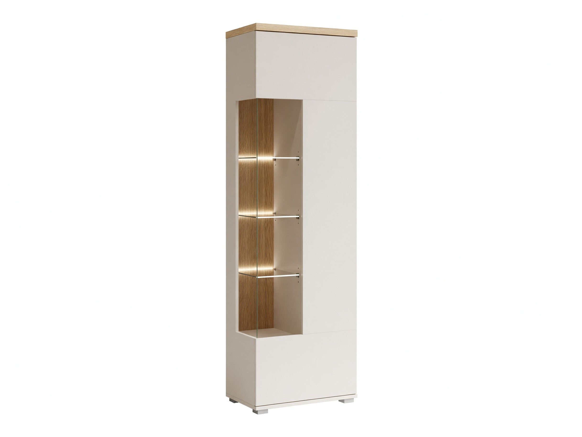 Regal Virvele 102 (Kaschmir + Eichenholzoptik hell)