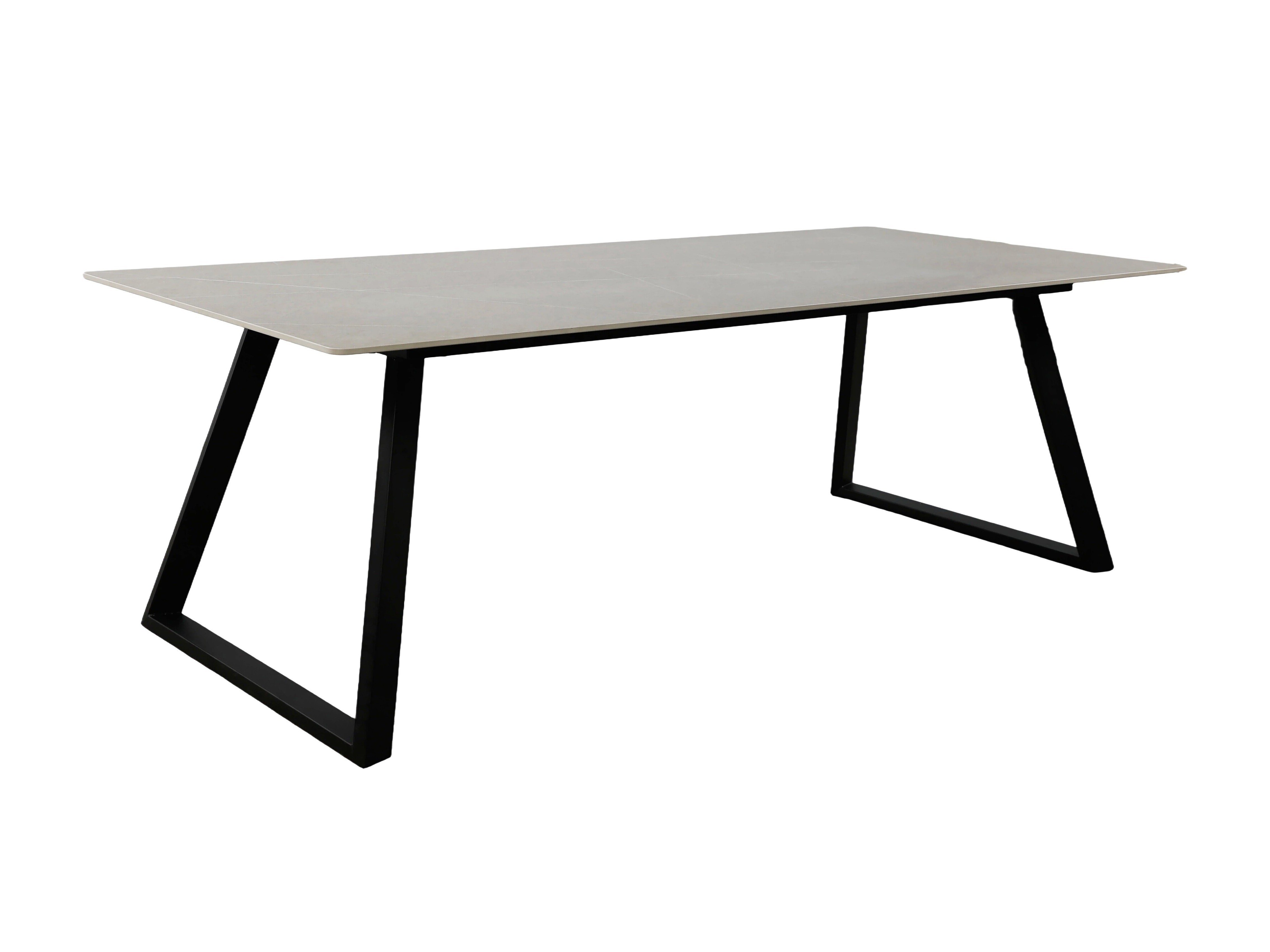 Tisch Dallas 5355 (Dunkelgrau + Schwarz)