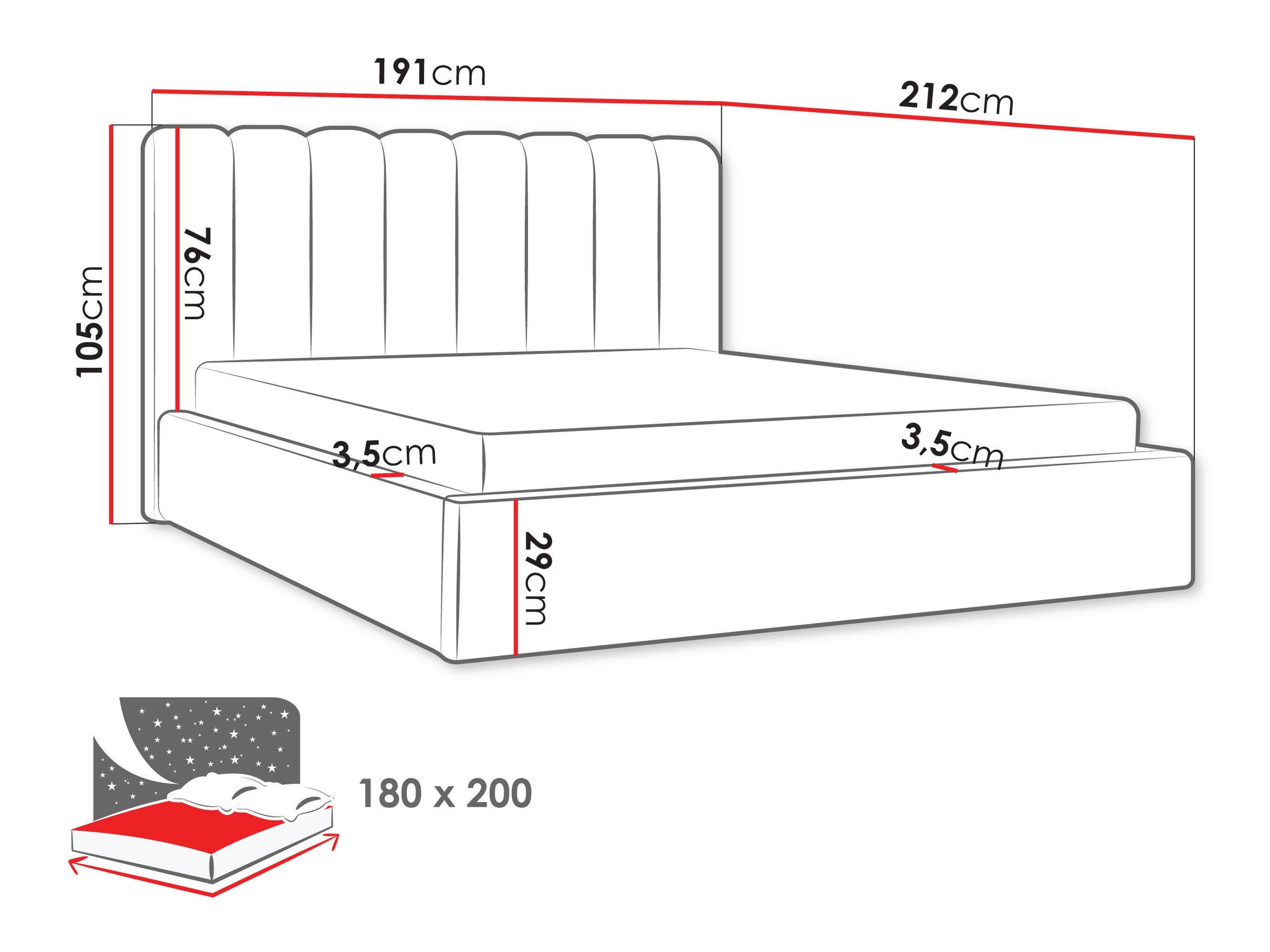 Bett SD3370