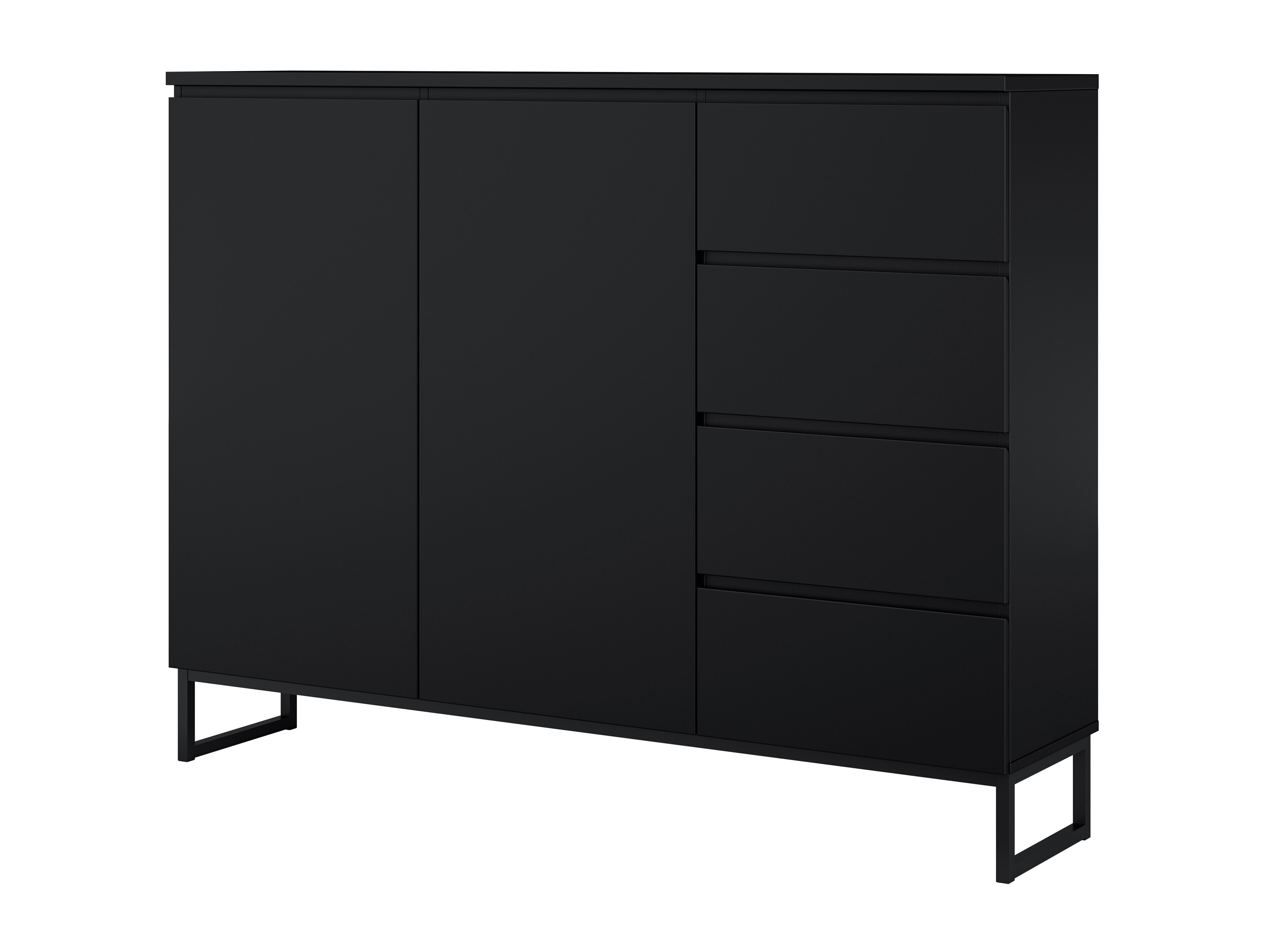 Kommoden Velsora 104 (Schwarz)