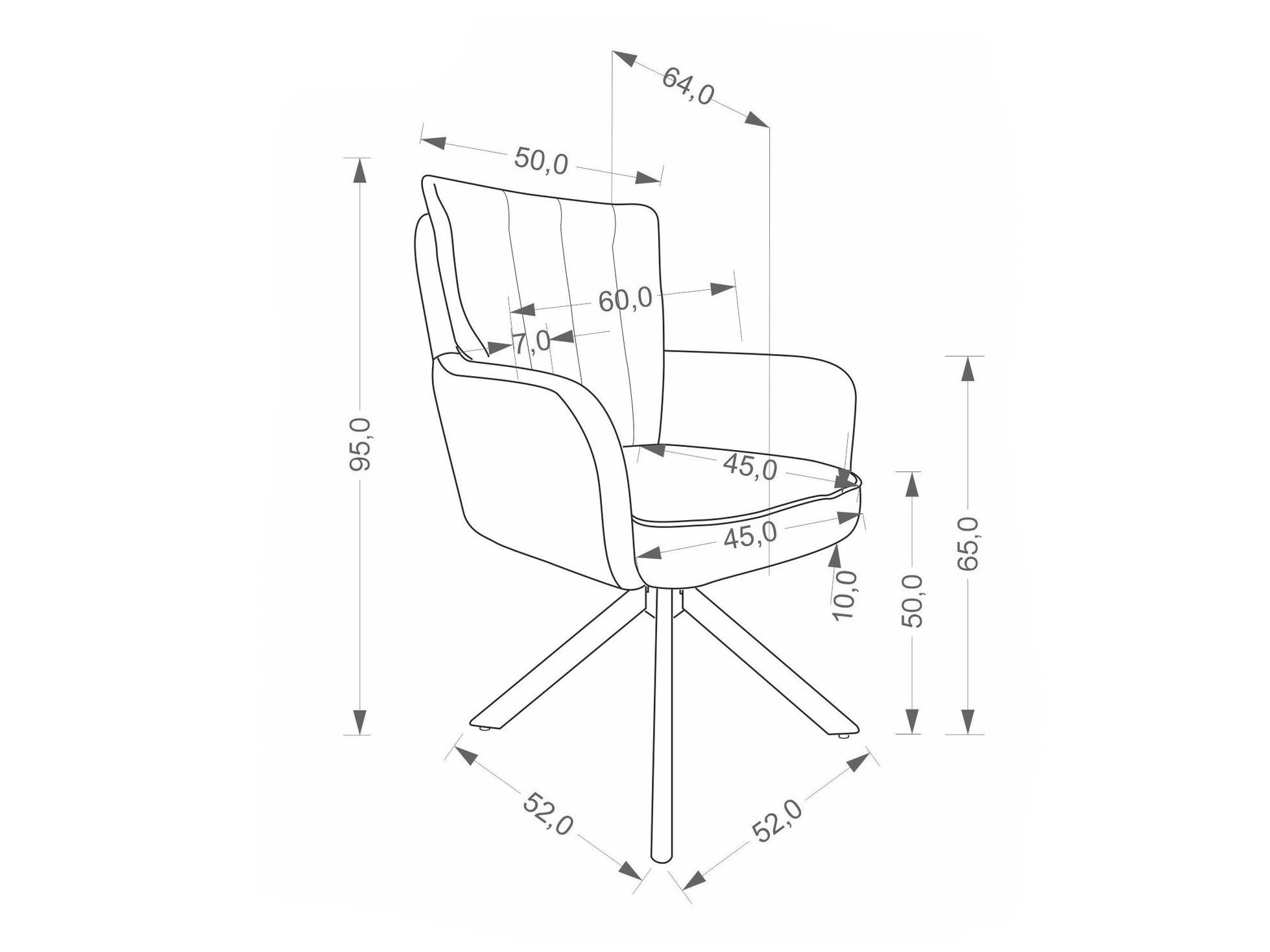 Stuhl Houston 2206