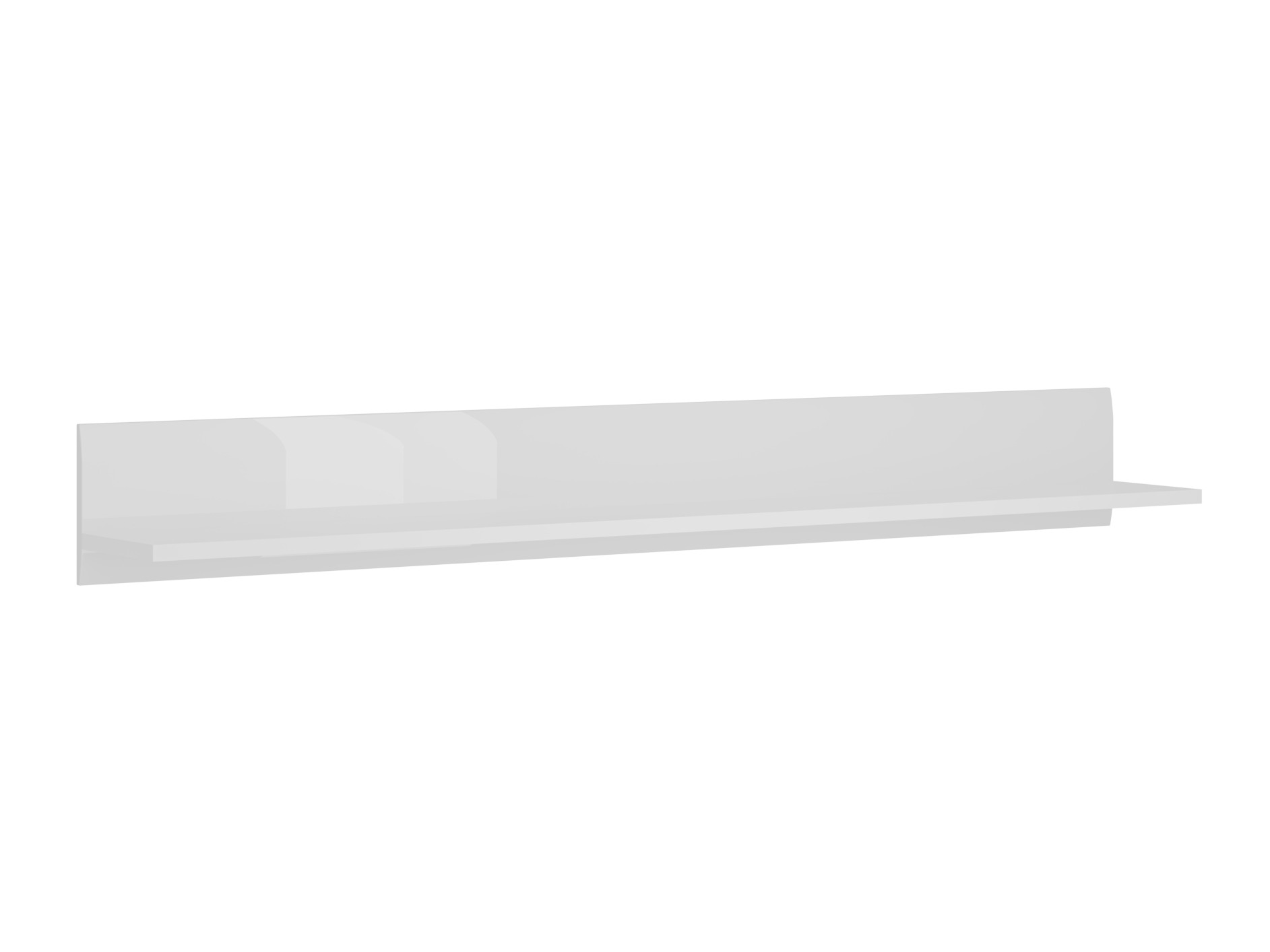 Wandregal Ophsalu 101 (Weiss + Weiss glänzend)