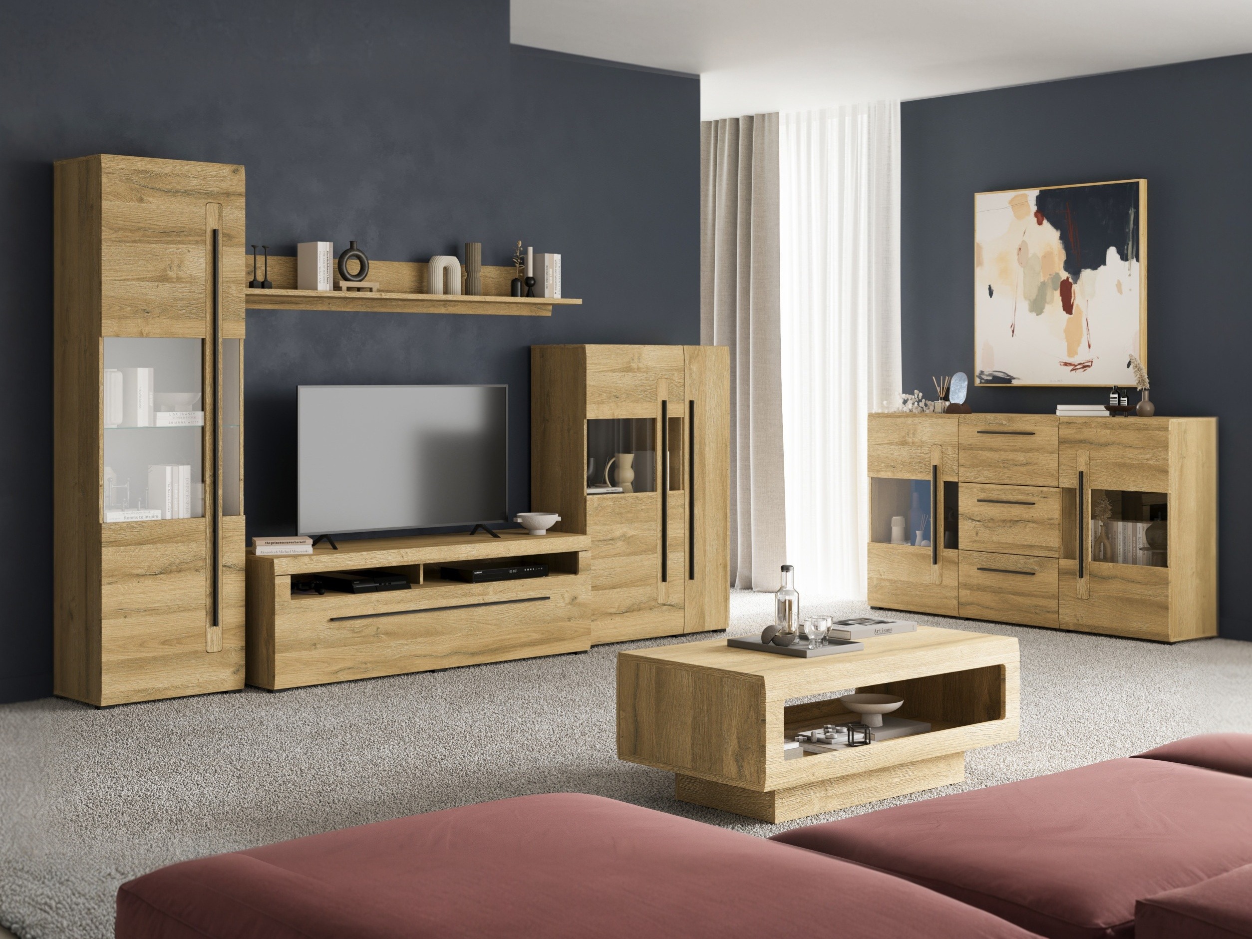 Sideboard Ophsalu 105 (Grandson Eichenholzoptik)