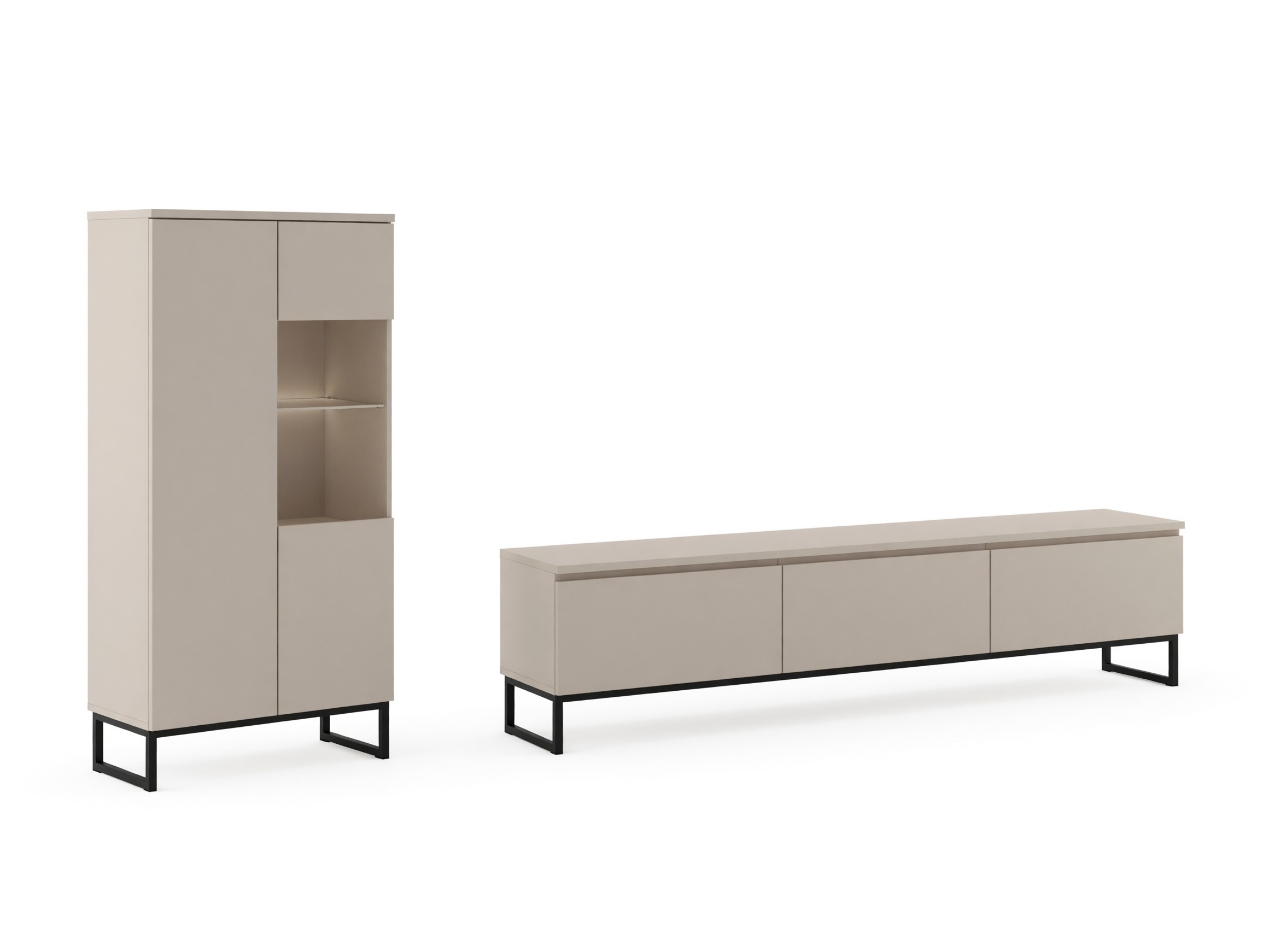 Wohnzimmer-Sets Velsora 106 (Kaschmir)