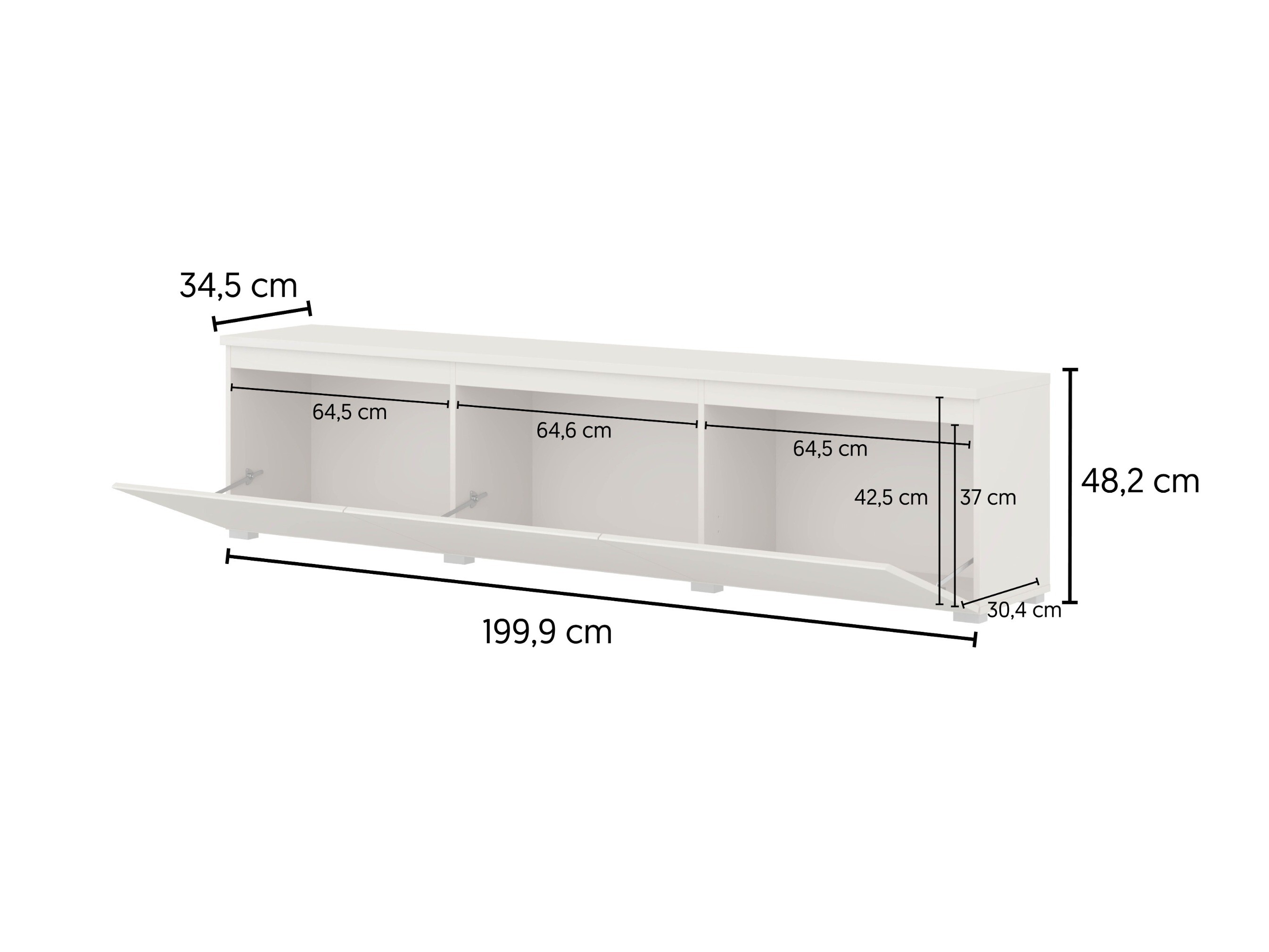 TV-Möbel Baletu 115 (Kaschmir)