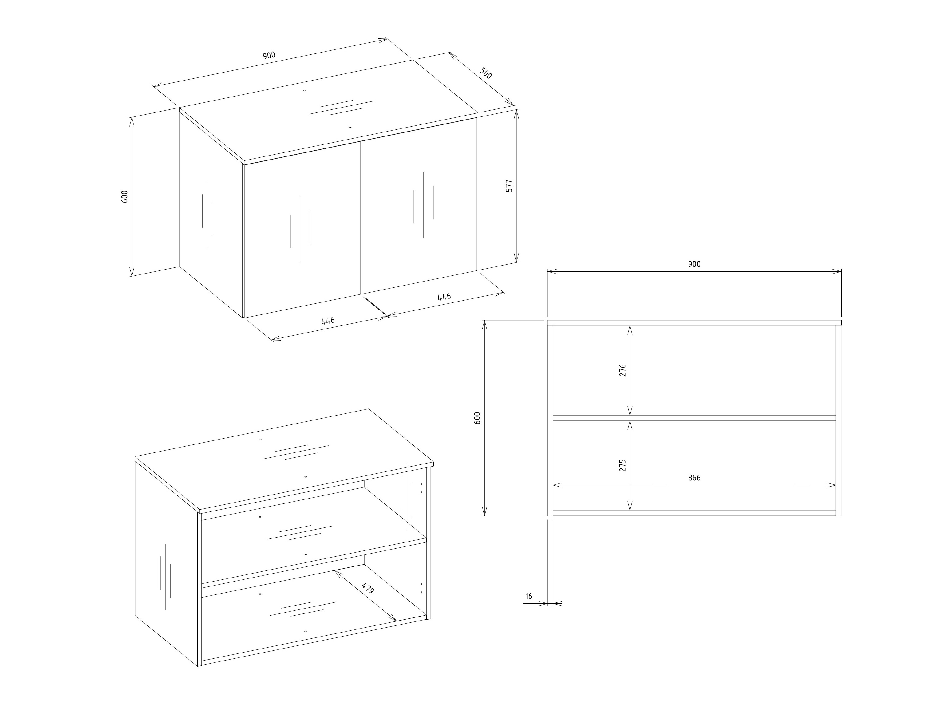 Kleiderschrank Elbvelu 137 (Weiss)