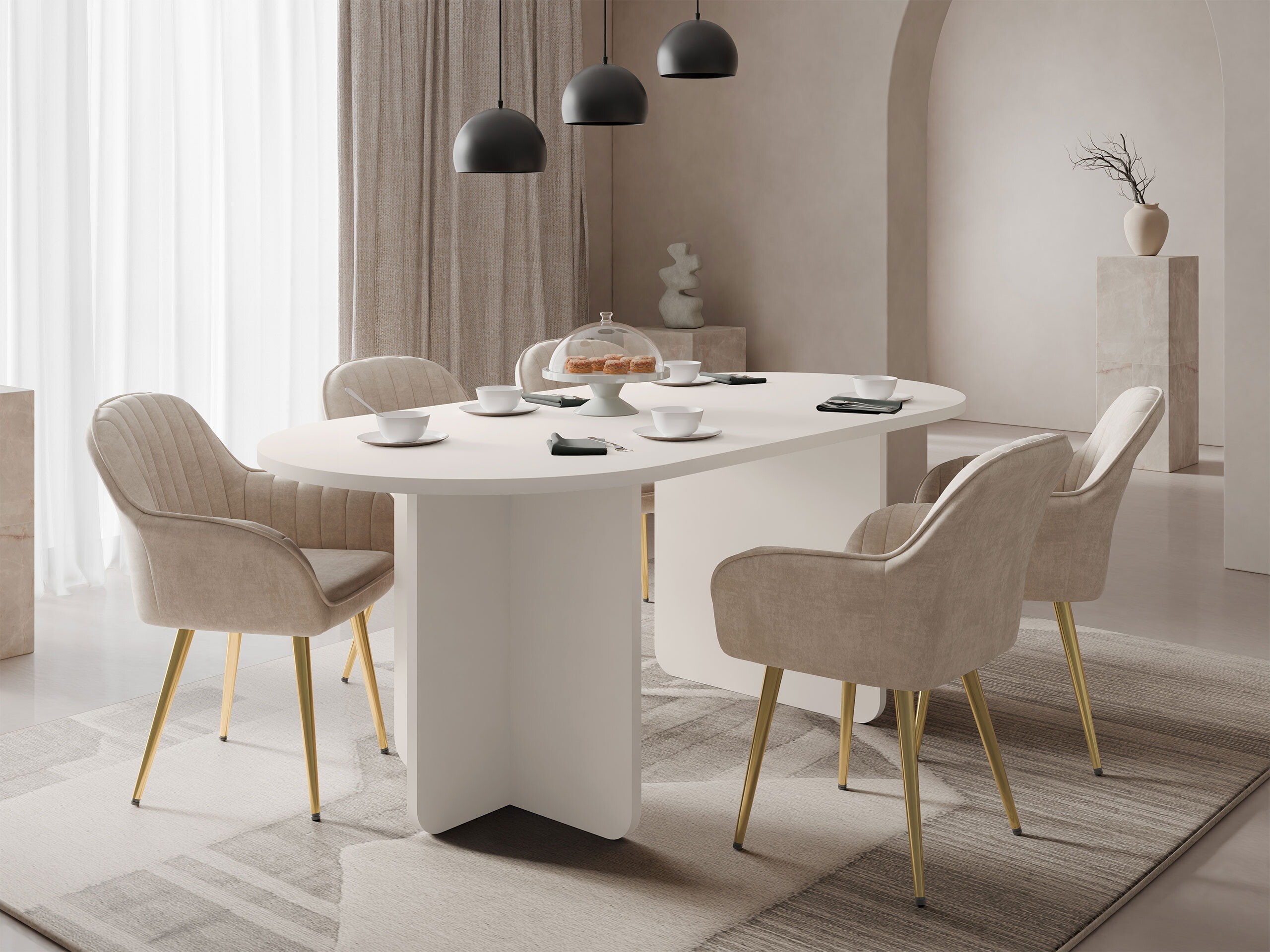 Tisch Comfivo 595 (Beige)