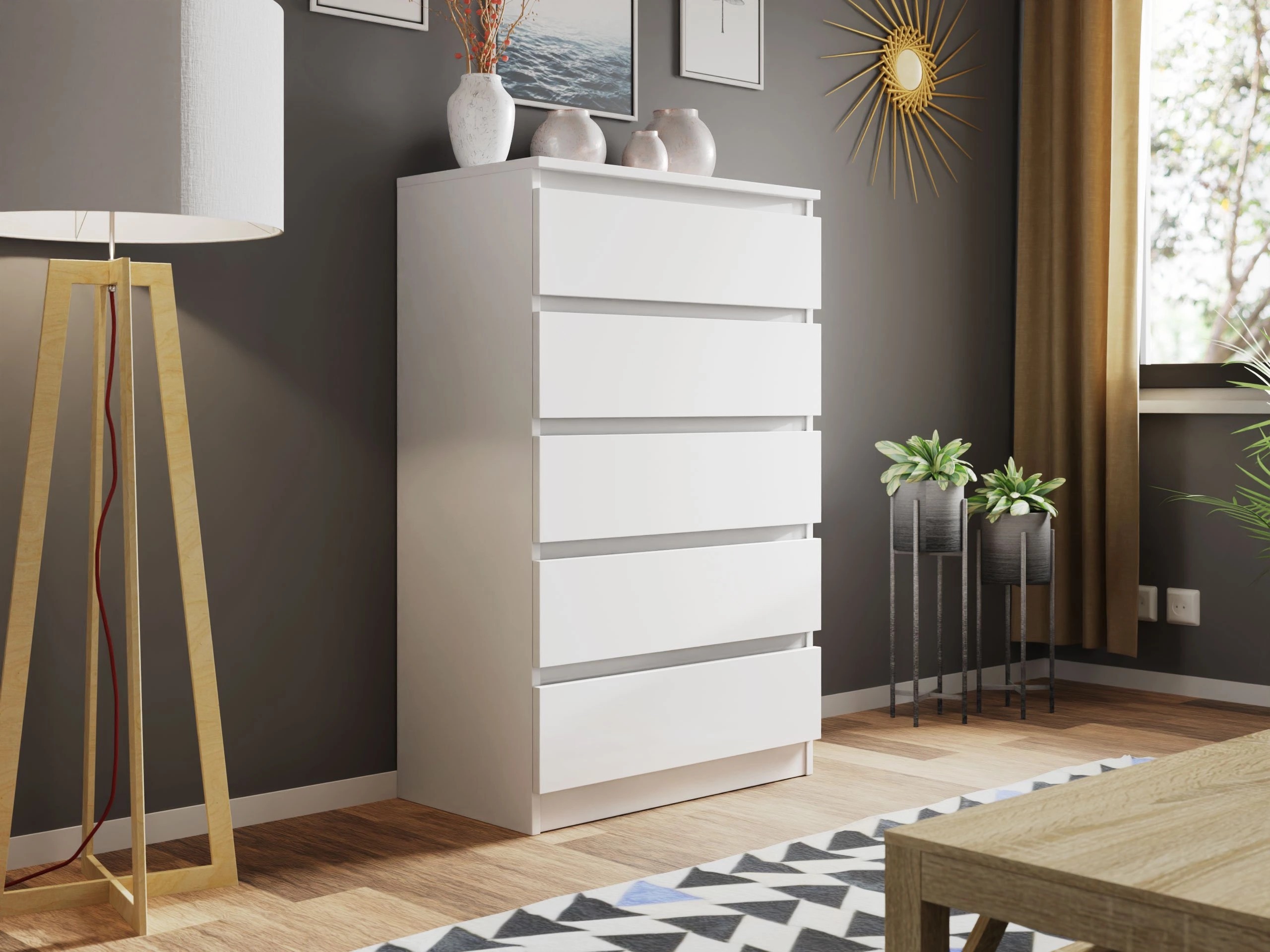 Kommode Comfivo Structor IV (Weiss)