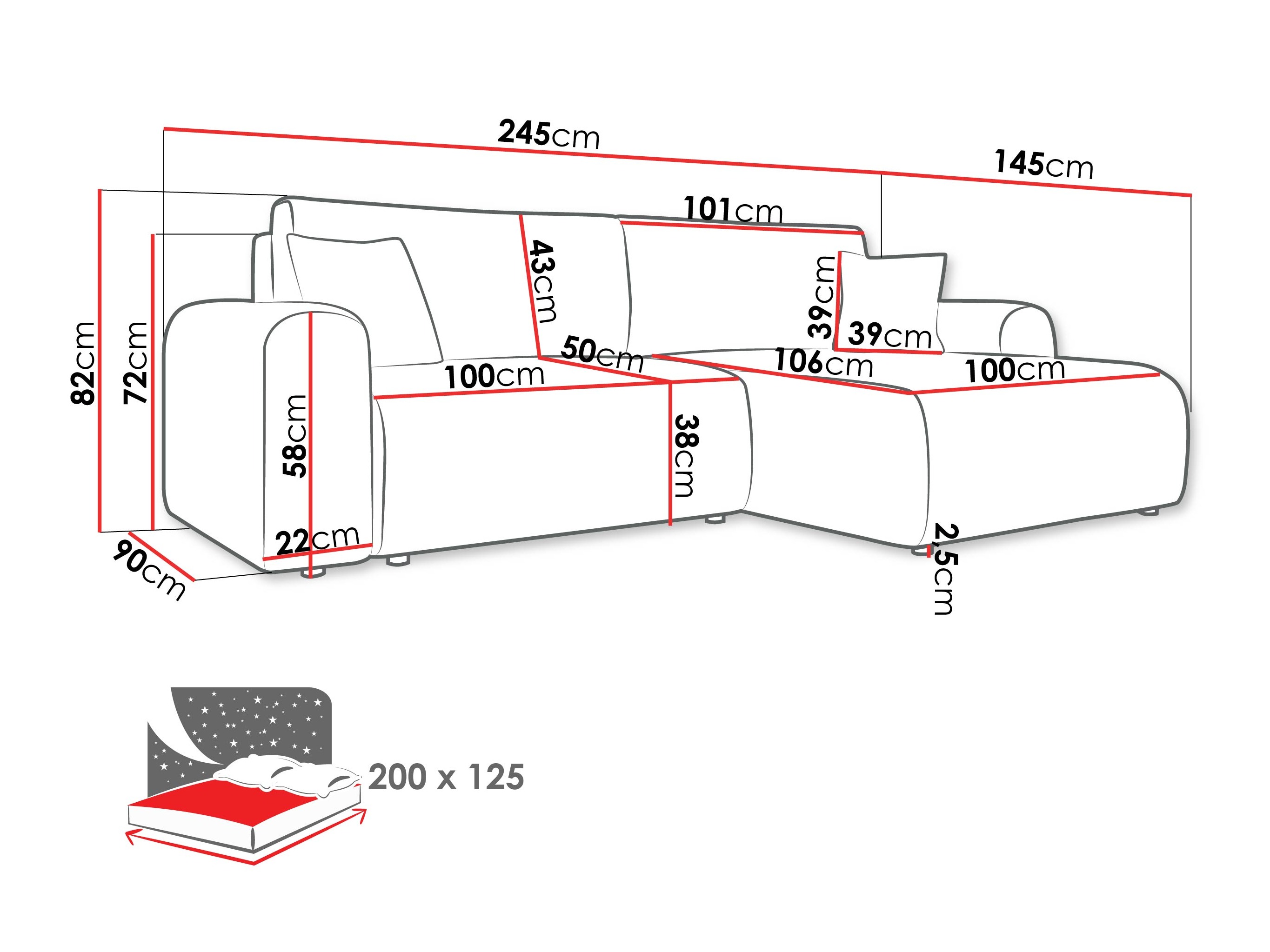 Ecksofa Luxum (Ambience 06)