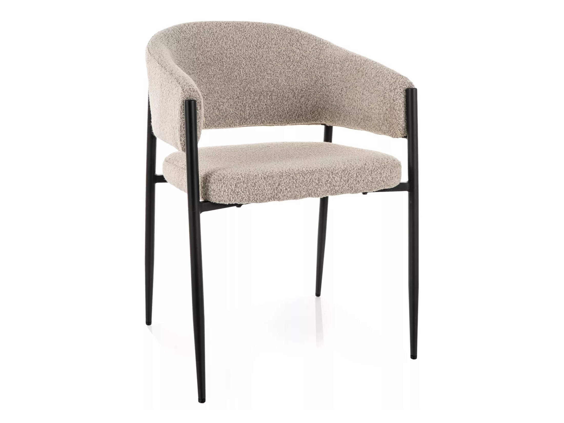 Stuhl Detroit 1053 (Beige + Matt Schwarz)