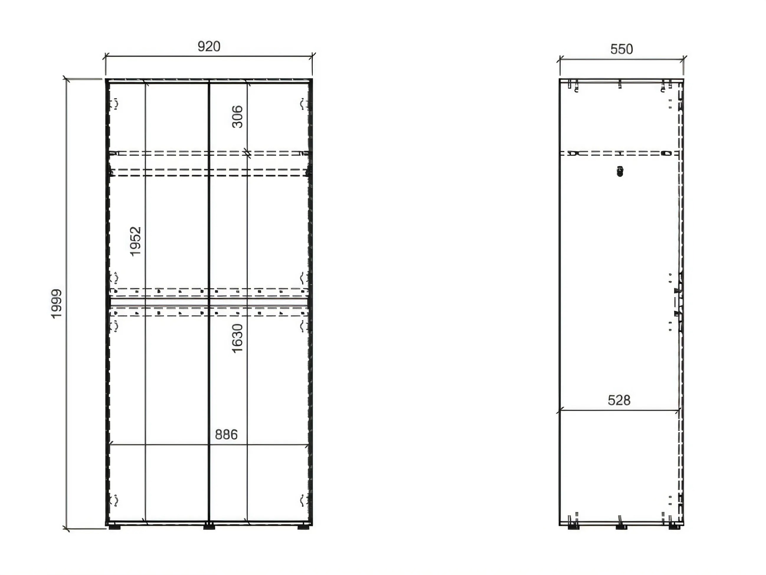 Kleiderschrank Elbteni 108