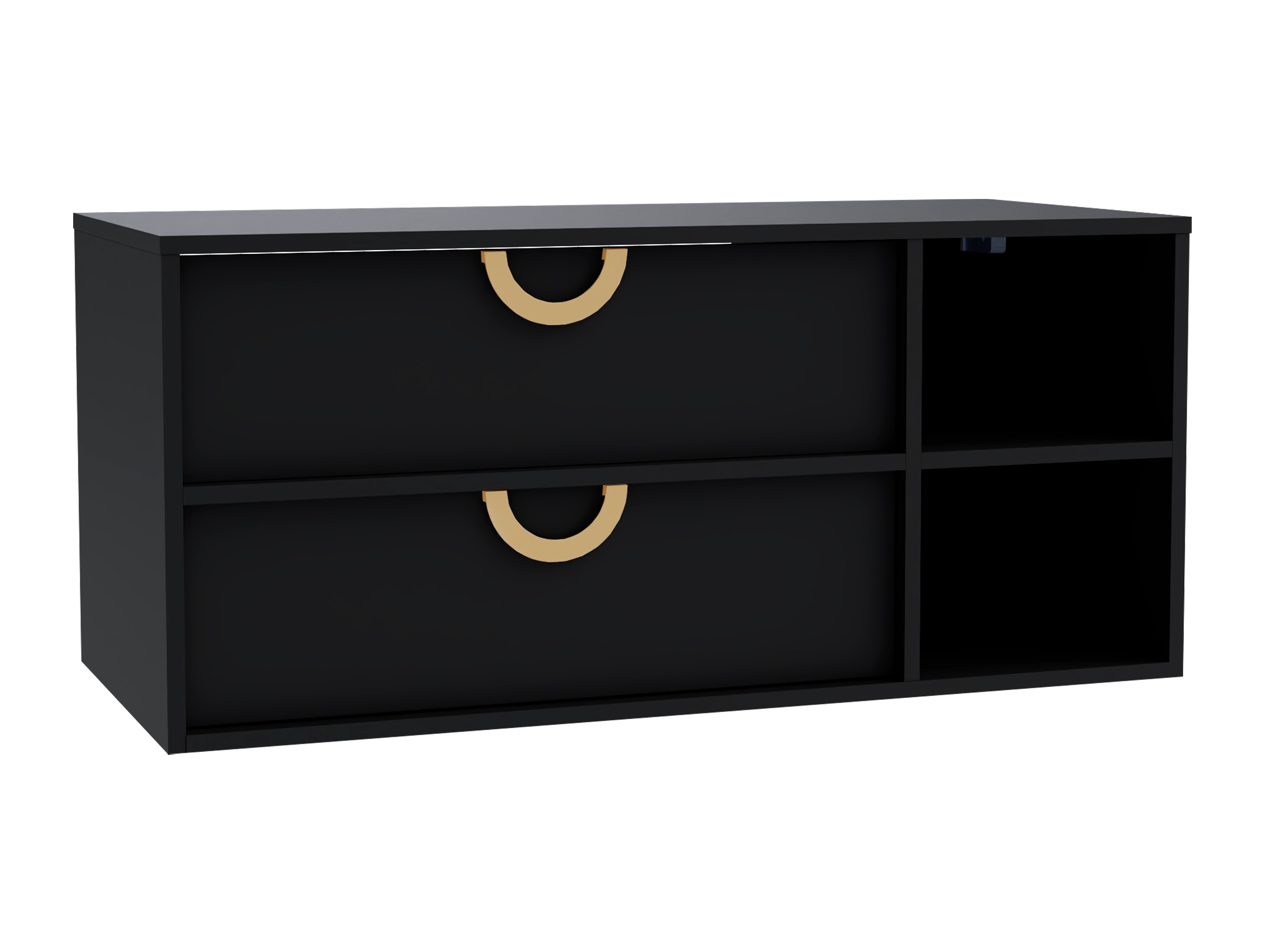 Hängeschrank für Waschbecken Sodalis (Schwarz)
