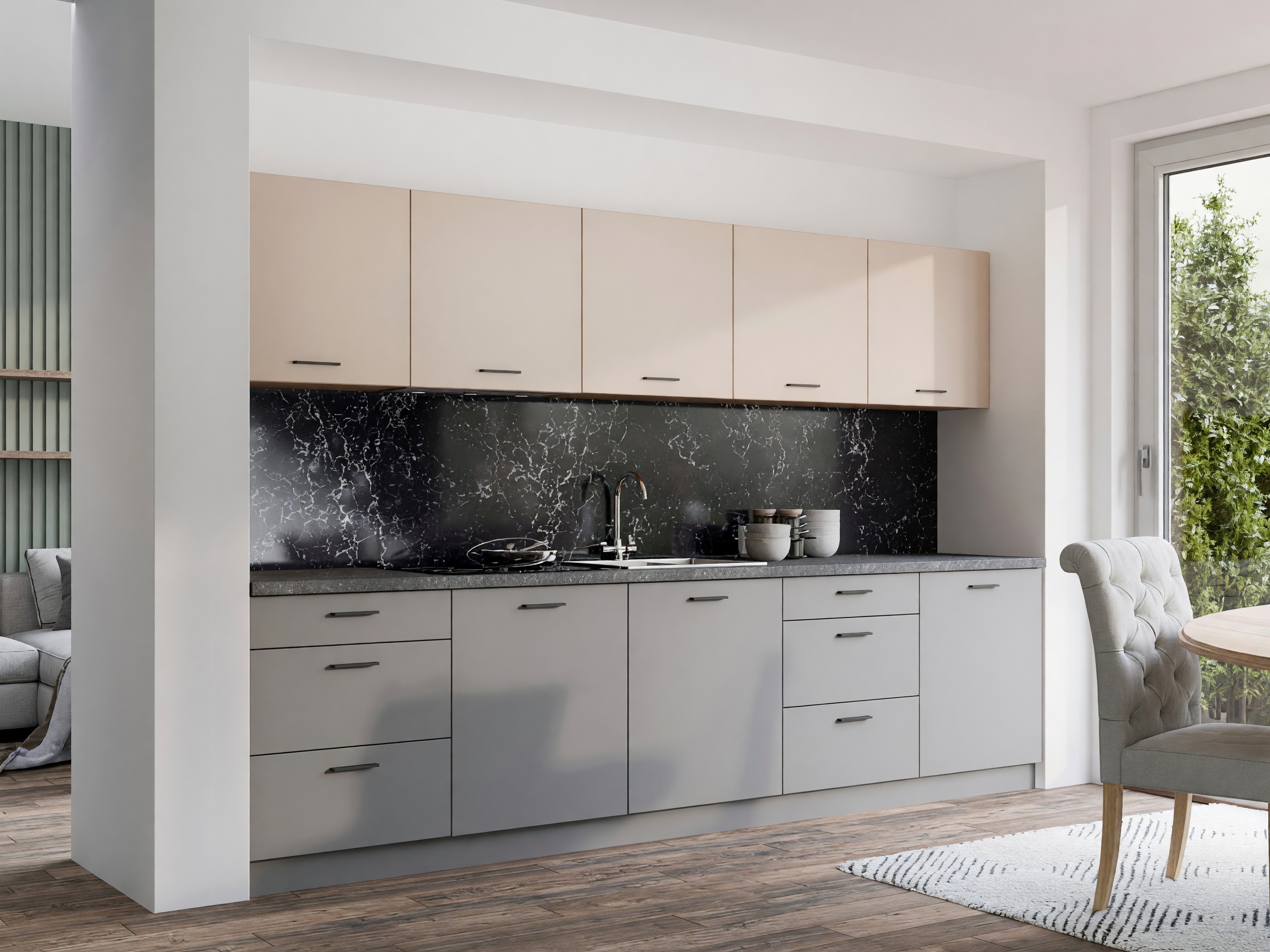 Modulares Küchenset Ati Cashmere Grey 101