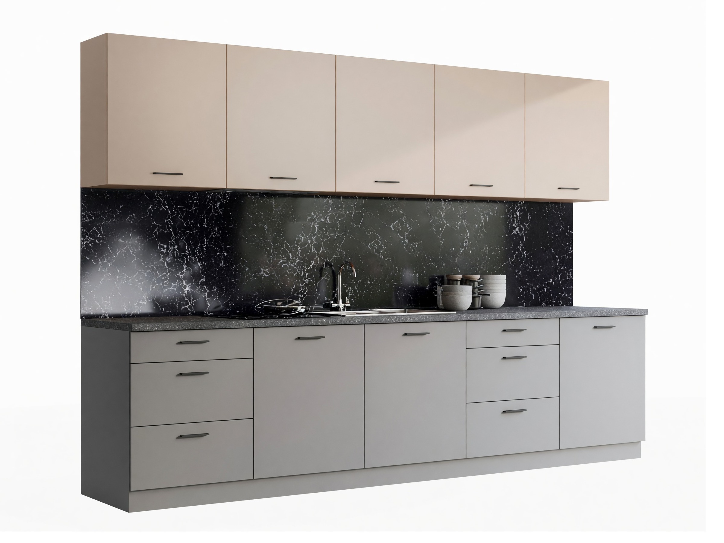 Modulares Küchenset Ati Cashmere Grey 101