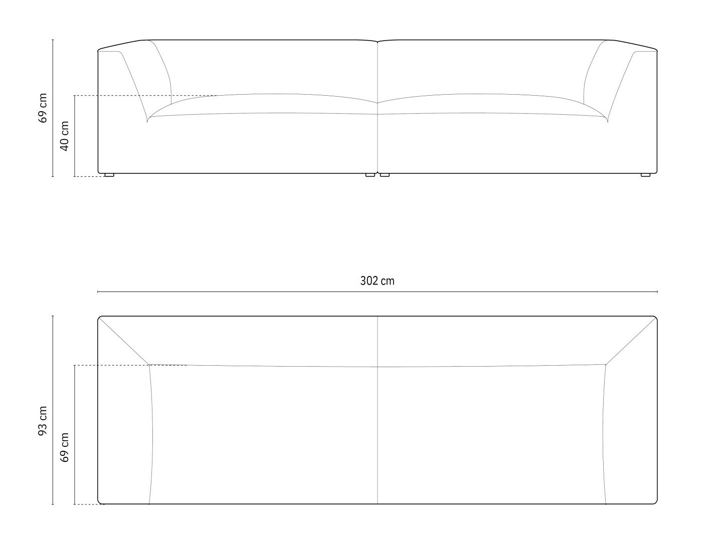 Sofa SD3421 mit beschädigter verpackung