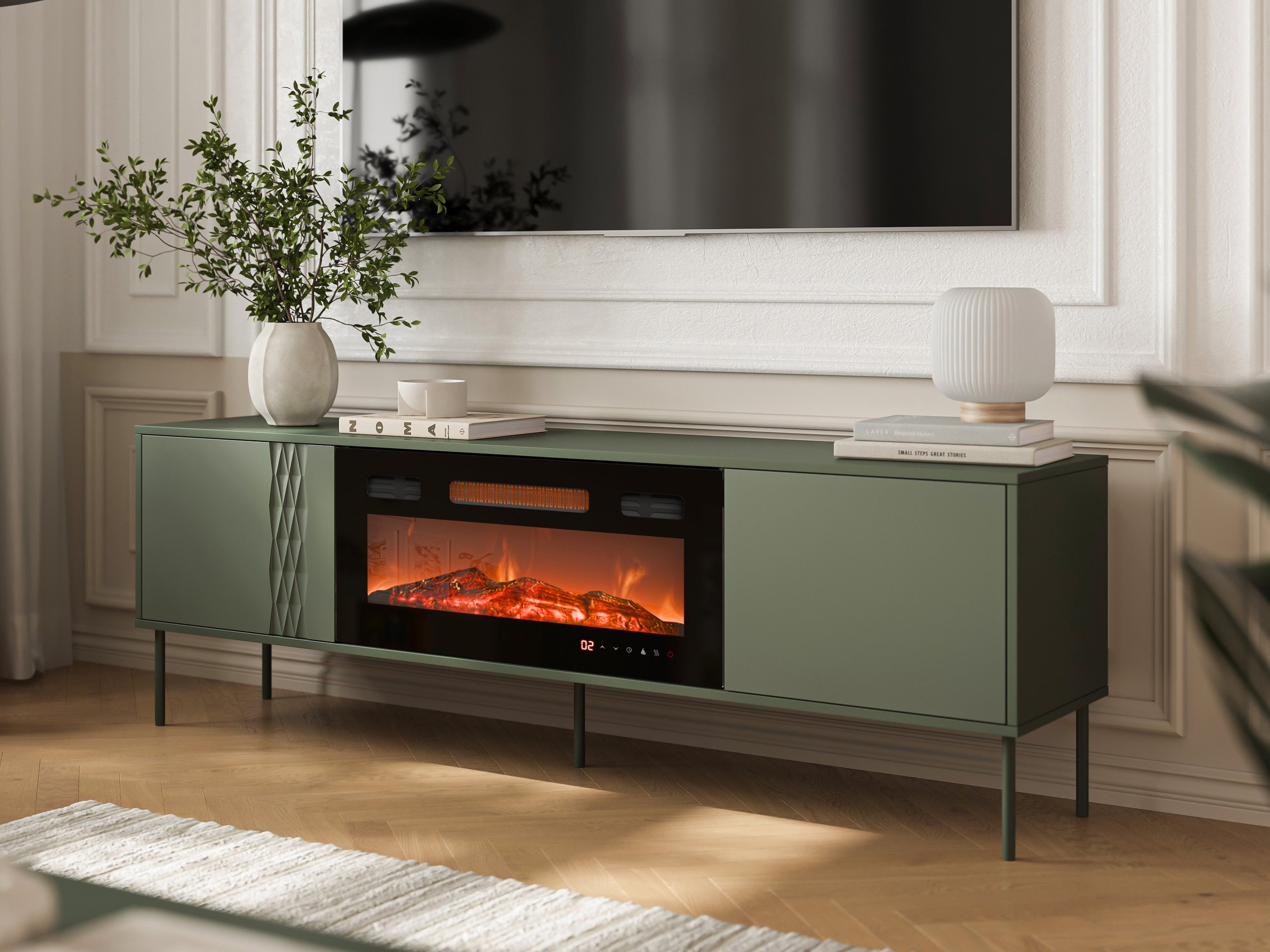 TV-Möbel Tolete 107 (Grün)