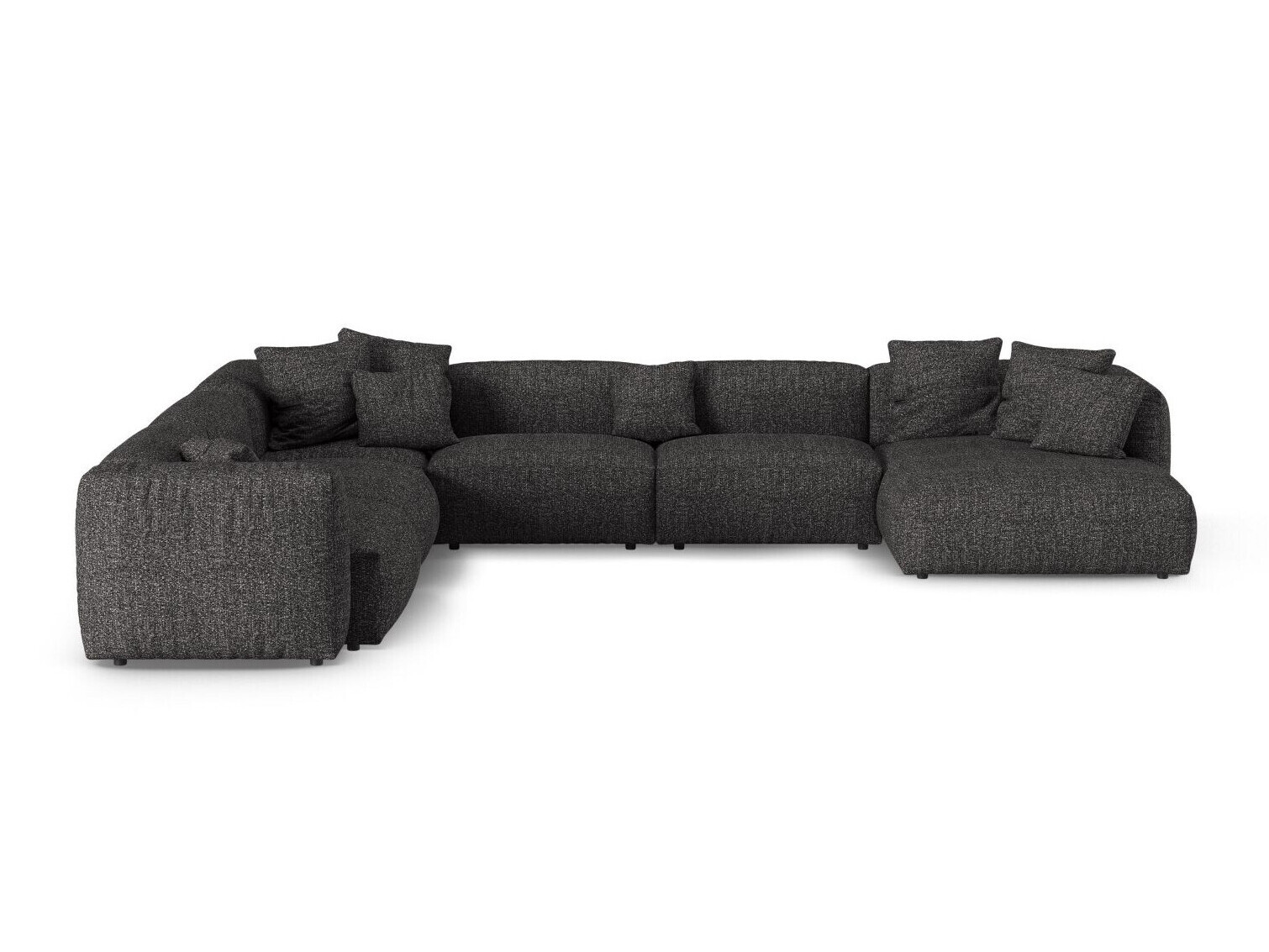 Modulares Ecksofa Sorcoro 133 (Monet Anthracite)