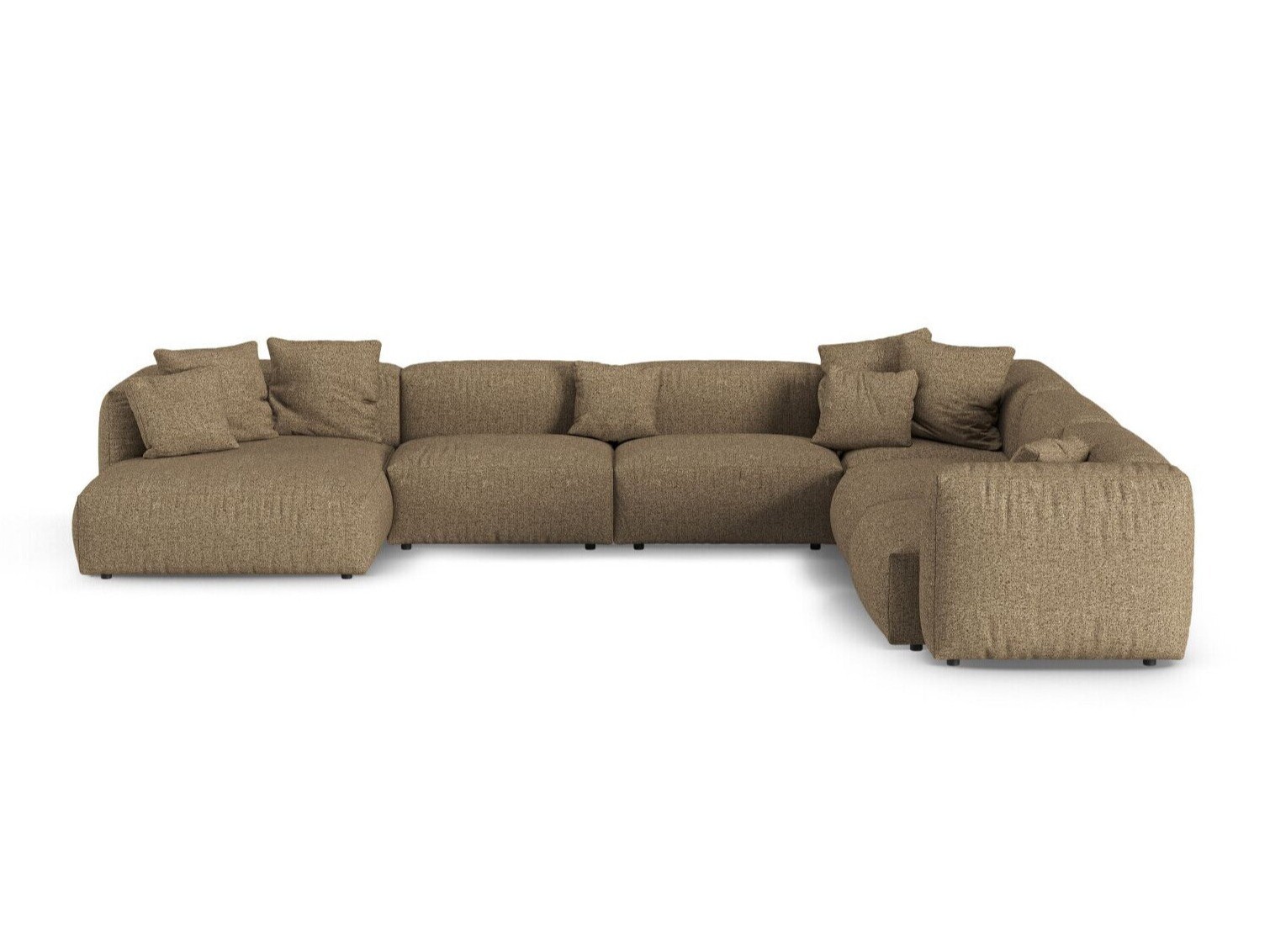 Modulares Ecksofa Sorcoro 133 (Monet Cappucinein)