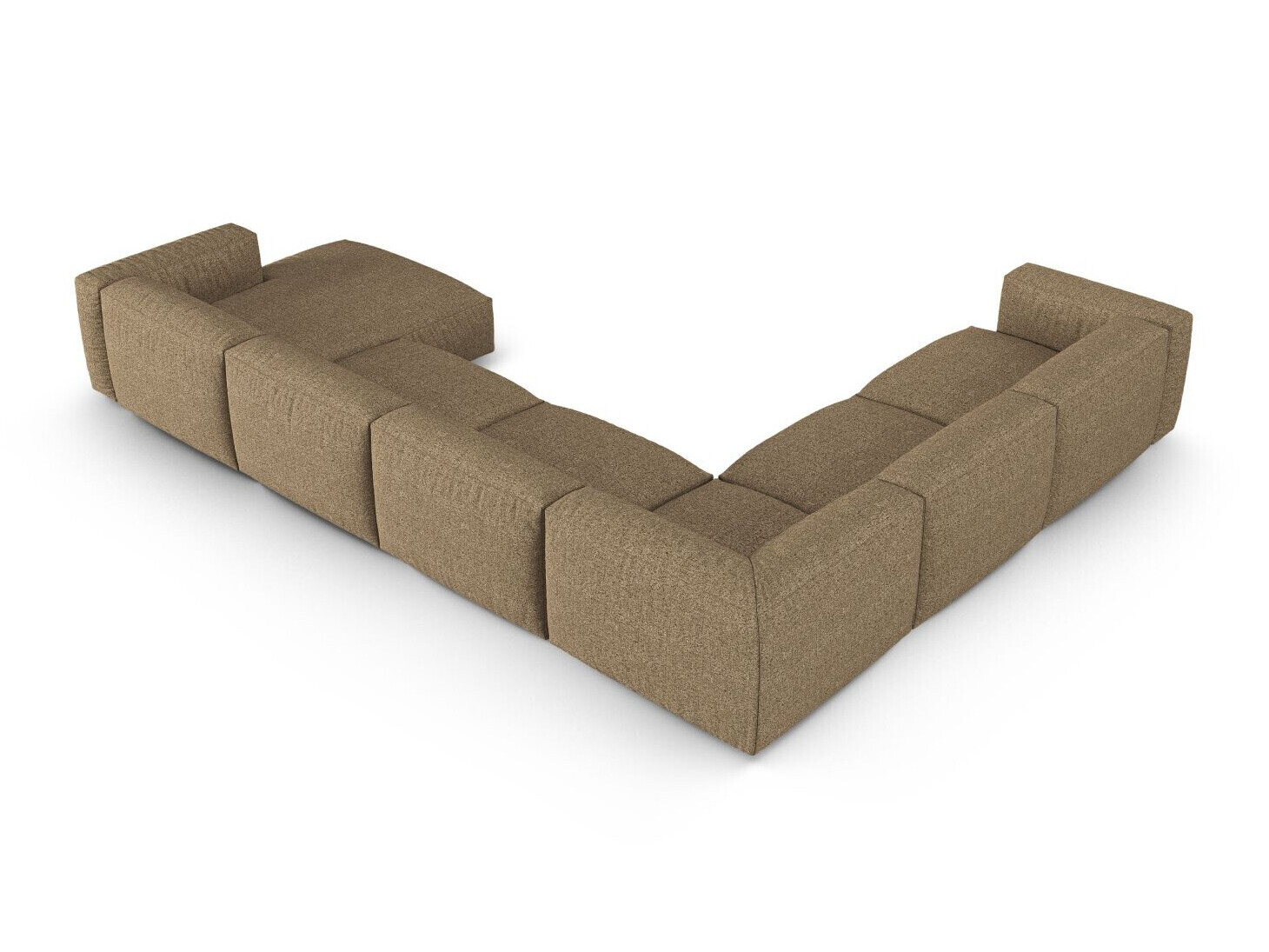 Modulares Ecksofa Sorcoro 133 (Monet Cappucinicht)