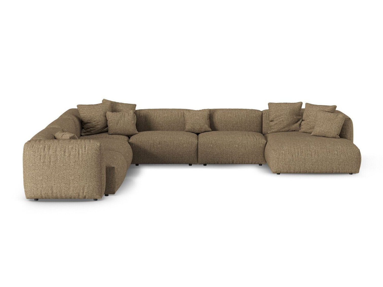 Modulares Ecksofa Sorcoro 133 (Monet Cappucinicht)