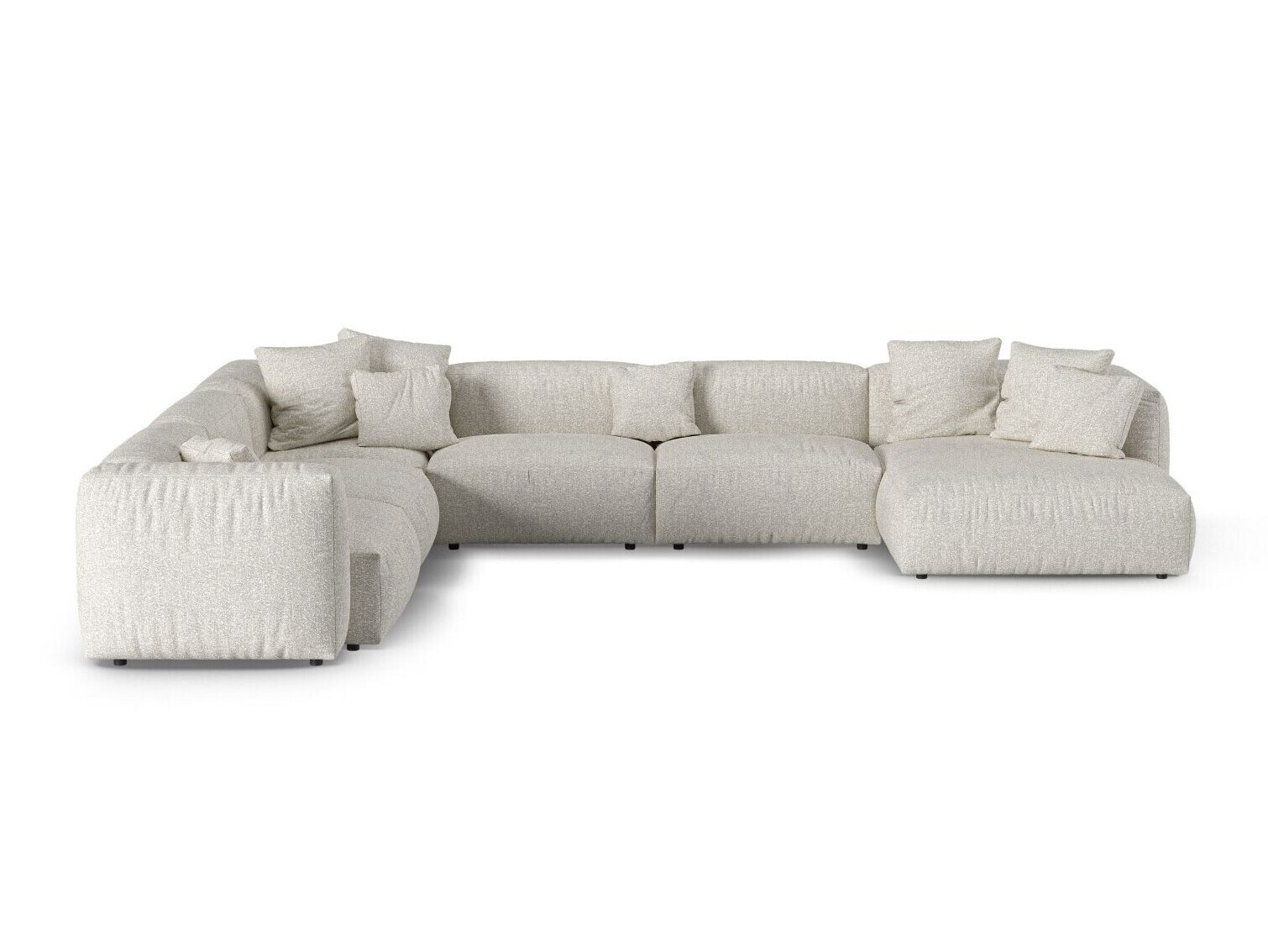 Modulares Ecksofa Sorcoro 133 (Monet Pearl)