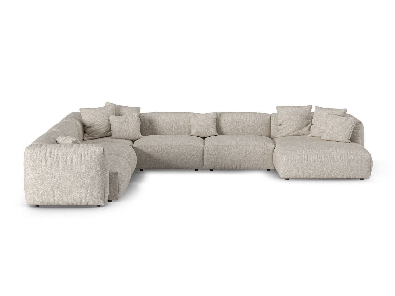 Modulares Ecksofa Sorcoro 133 (Monet Sand)