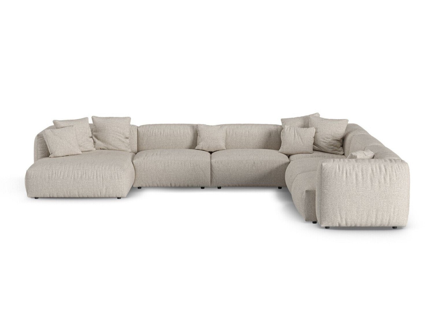 Modulares Ecksofa Sorcoro 133 (Monet Sand)