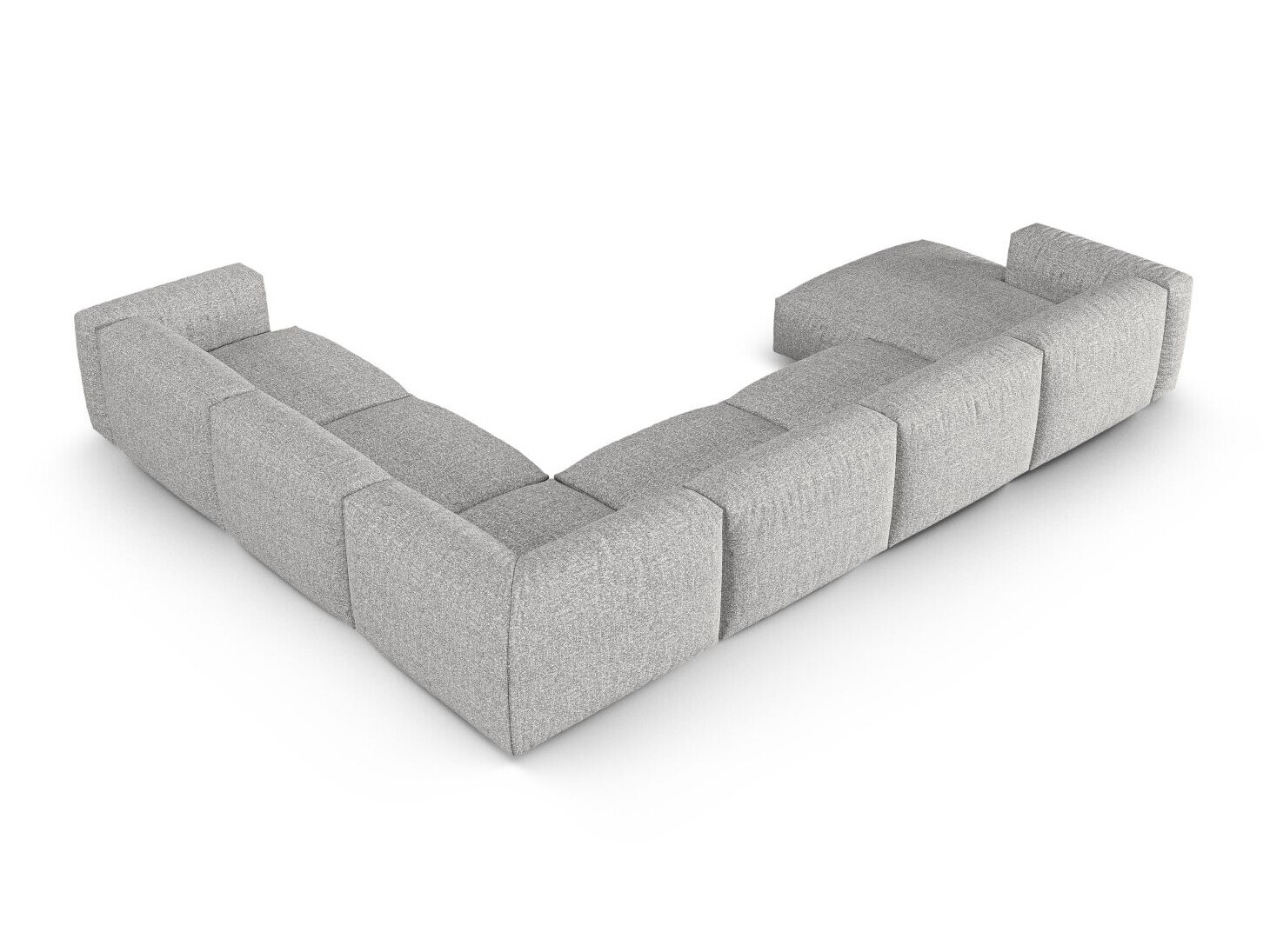 Modulares Ecksofa Sorcoro 133 (Monet Silver)