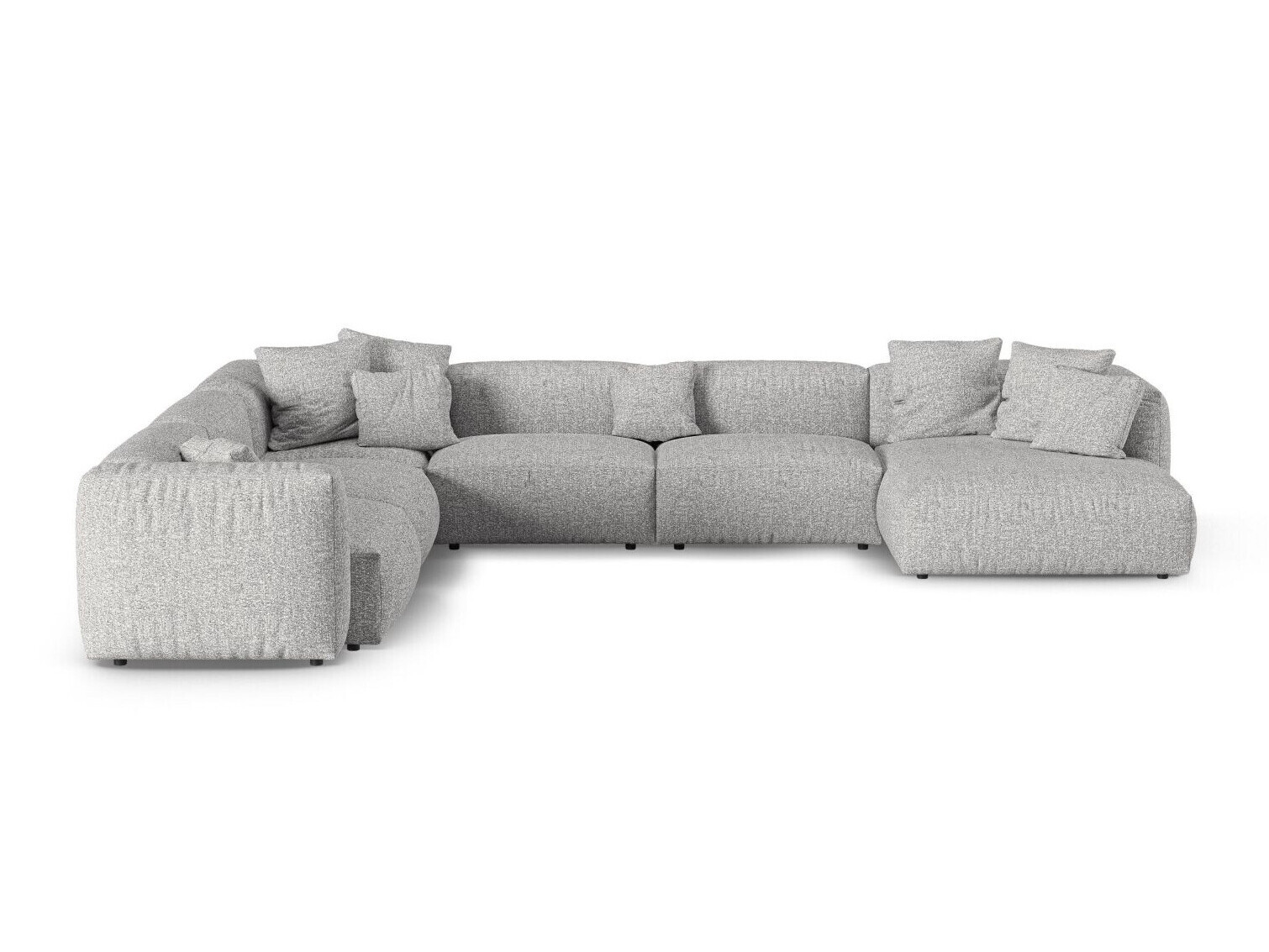 Modulares Ecksofa Sorcoro 133 (Monet Silver)