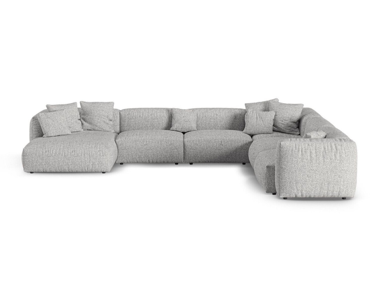 Modulares Ecksofa Sorcoro 133 (Monet Silver)